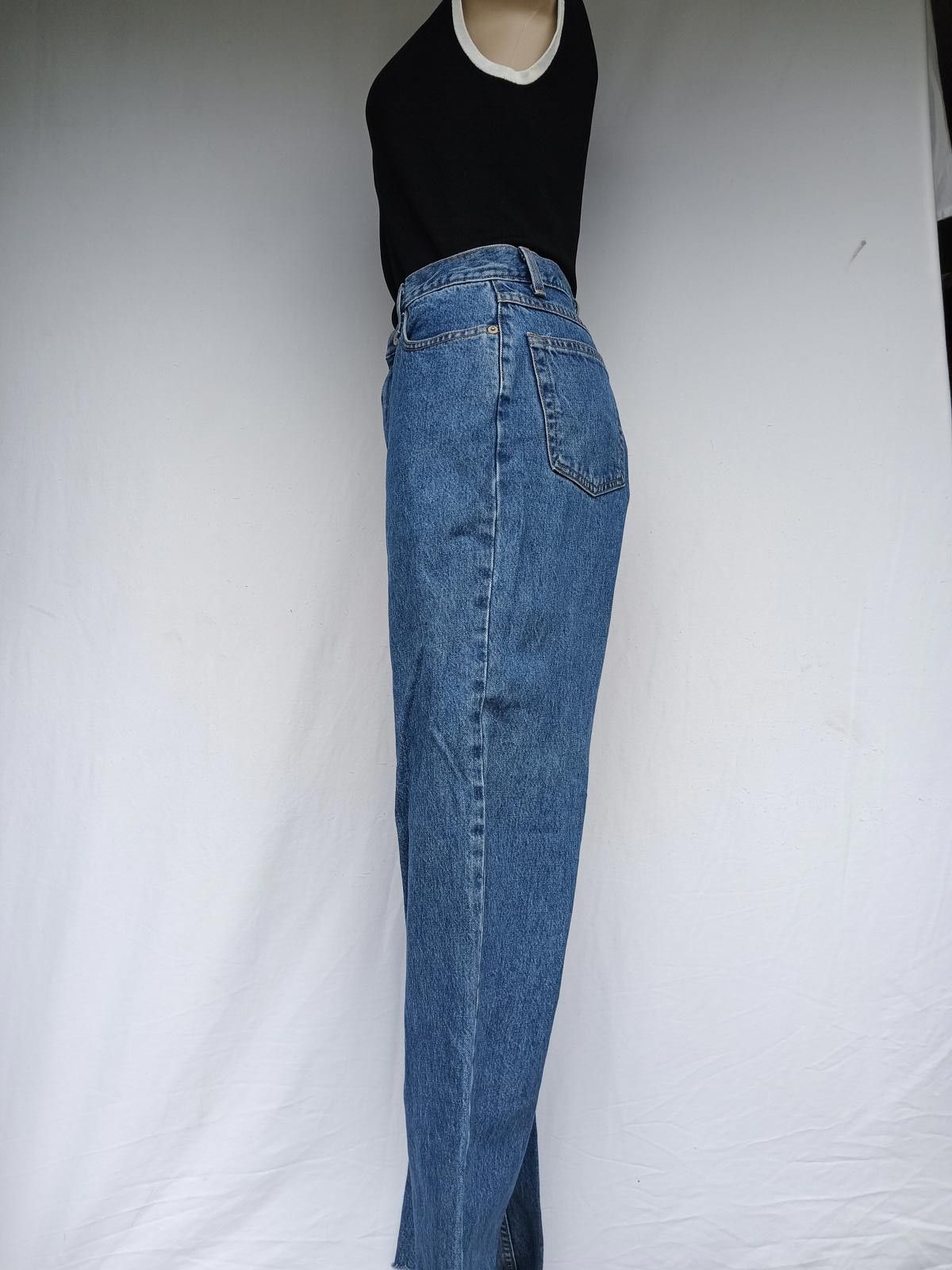 Ann Taylor Ann Taylor High-Waisted Flared Jeans Size 32" / US 10 / IT 46 - 2 Thumbnail