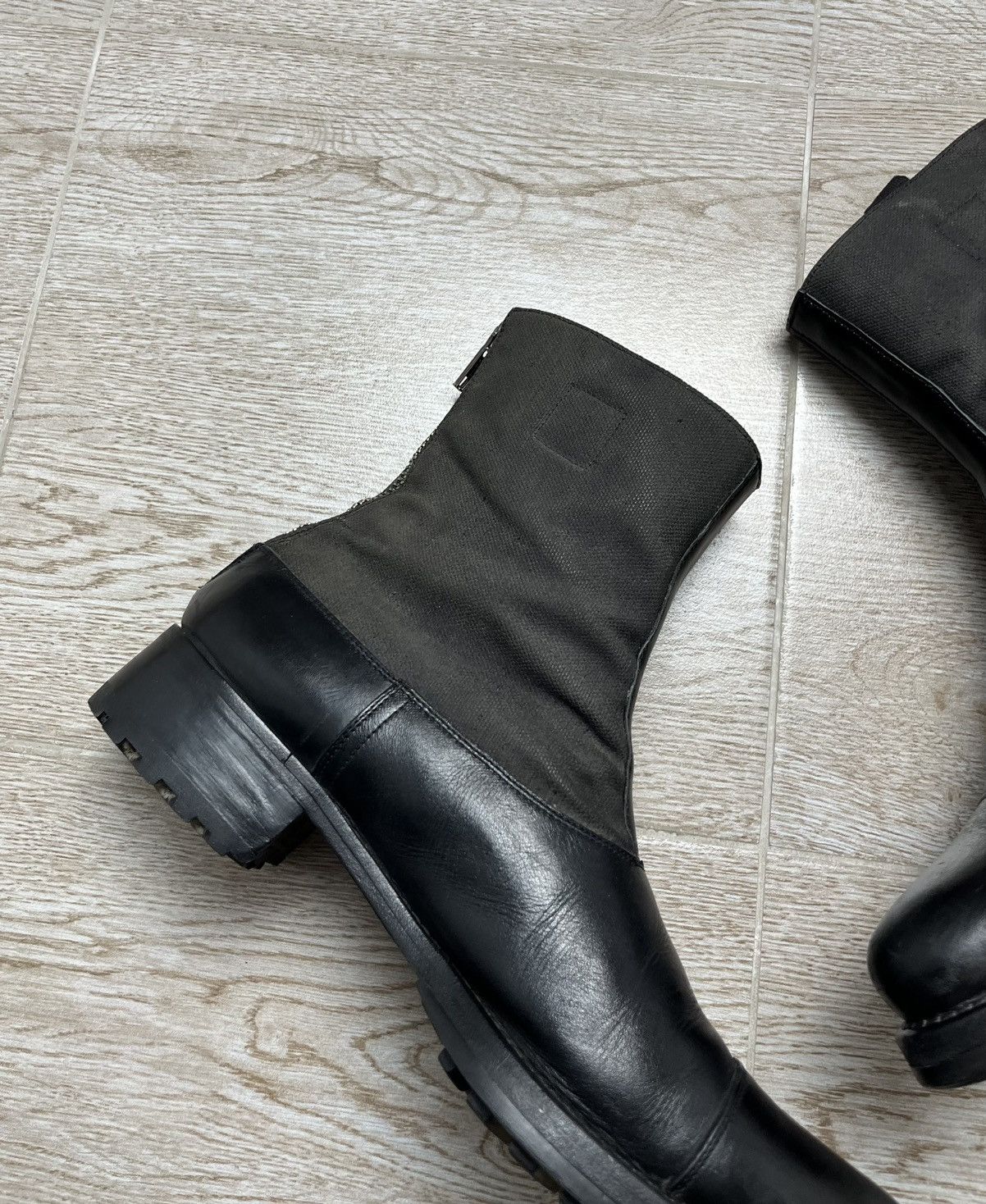 Miu Miu Miu Miu Leather Ankle Zip Guidi Style Boots 00s Size US 9.5 / EU 42-43 - 8 Thumbnail