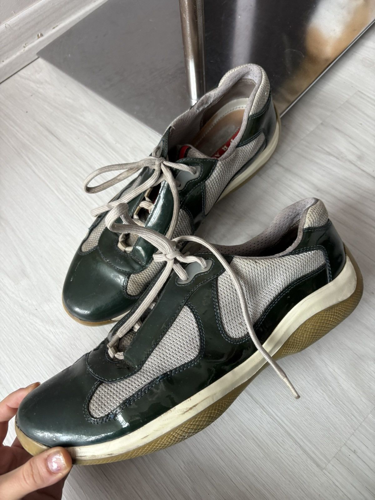 Prada PRADA AMERICAN CUP SNEAKERS Size US 10.5 / EU 43-44 - 6 Thumbnail