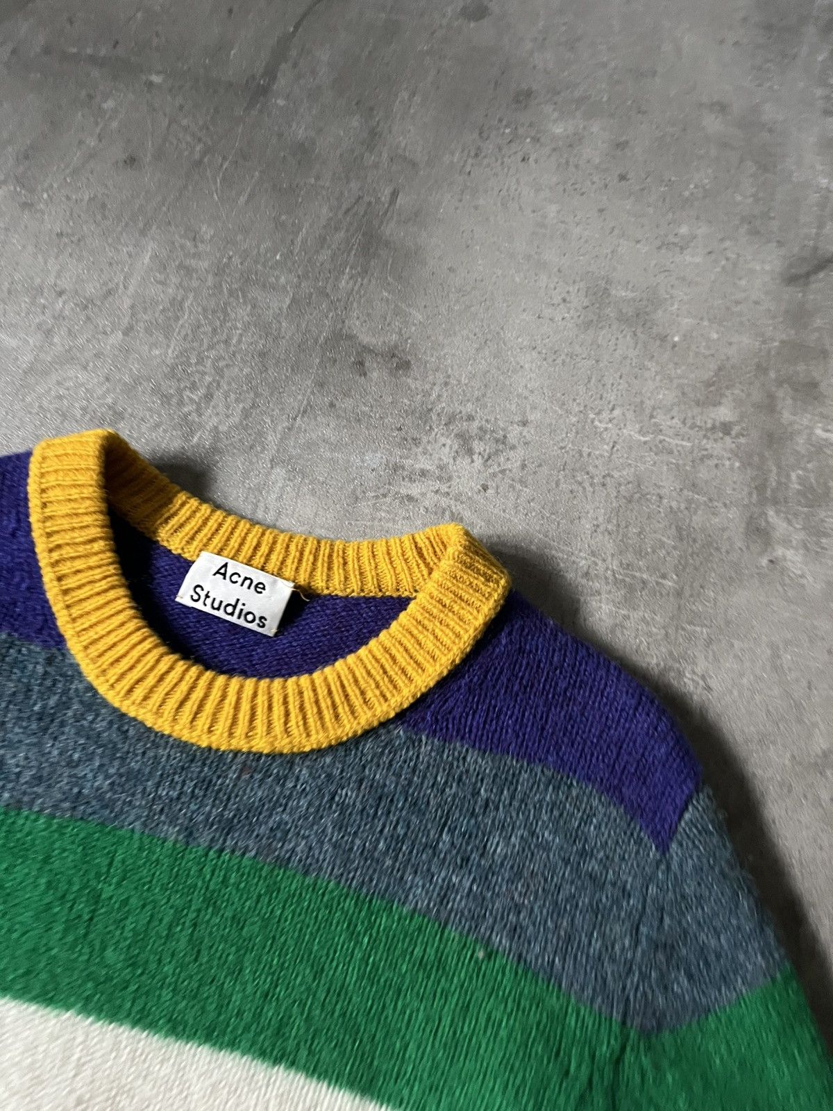 Acne Studios Acne Studios kai striped multicolor wool sweater Size US M / EU 48-50 / 2 - 4 Thumbnail