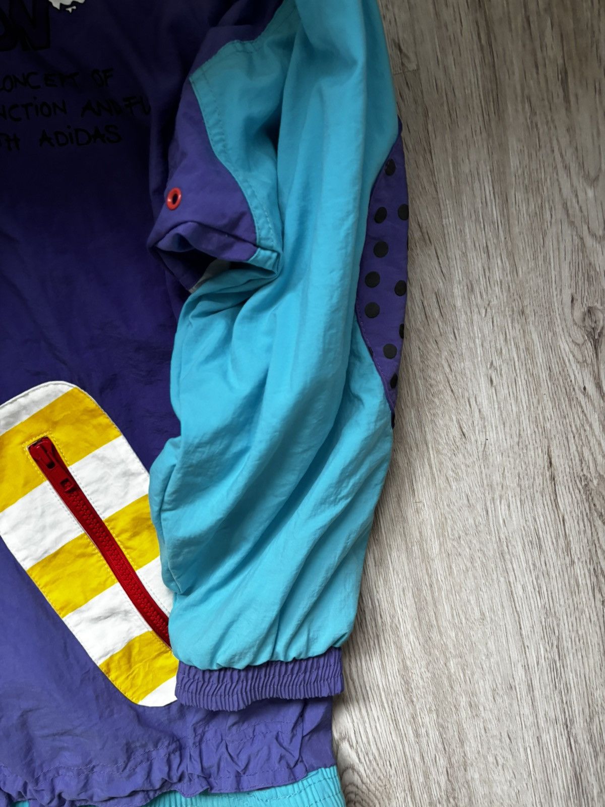Adidas VINTAGE ADIDAS ANORAK JACKET SMALL oversize fit Size US S / EU 44-46 / 1 - 7 Thumbnail