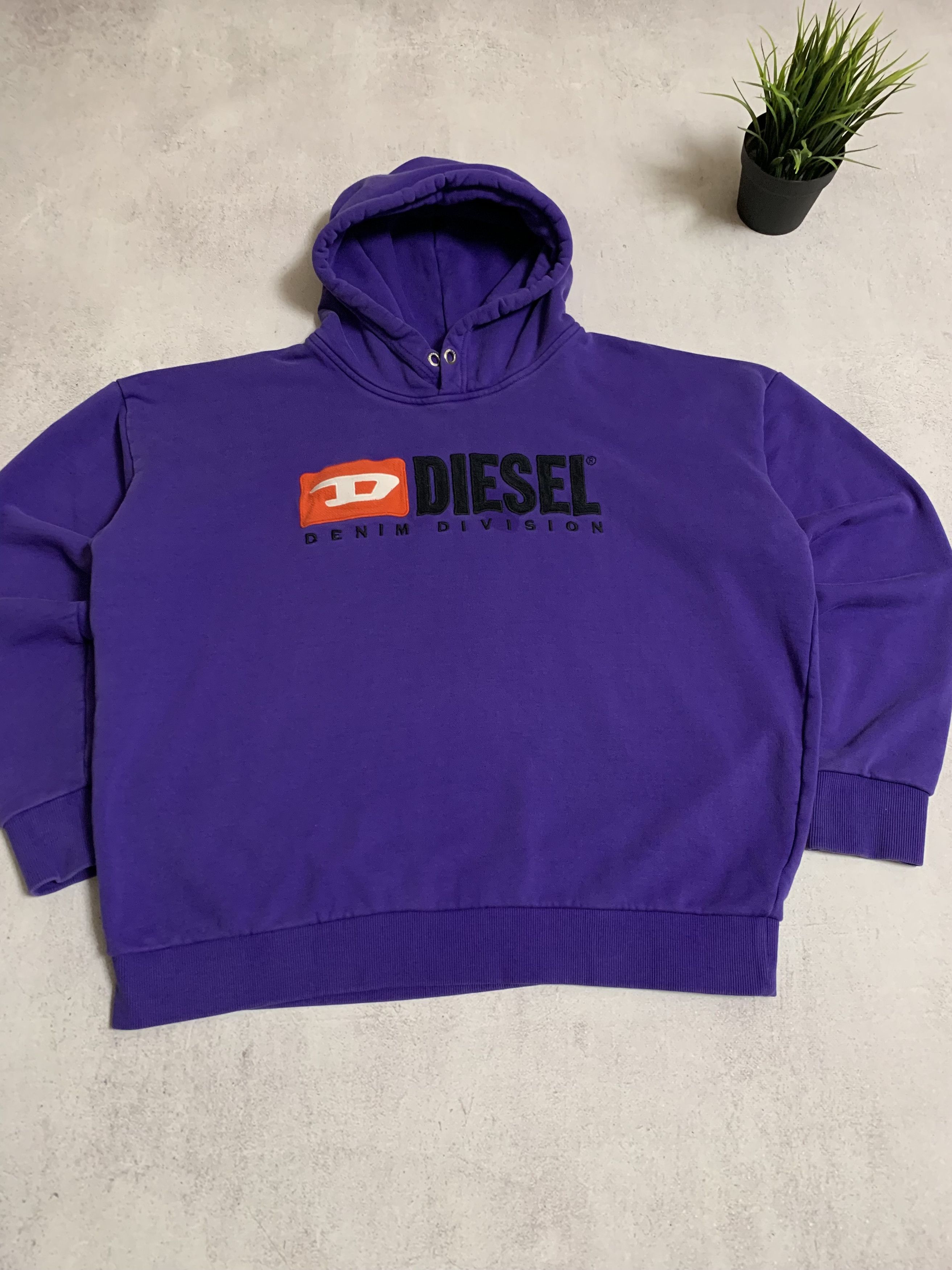 Diesel × Vintage Vintage Diesel Hoodie Big Logo Baggy 90s Y2K Crazy Size US M / EU 48-50 / 2 - 5 Thumbnail