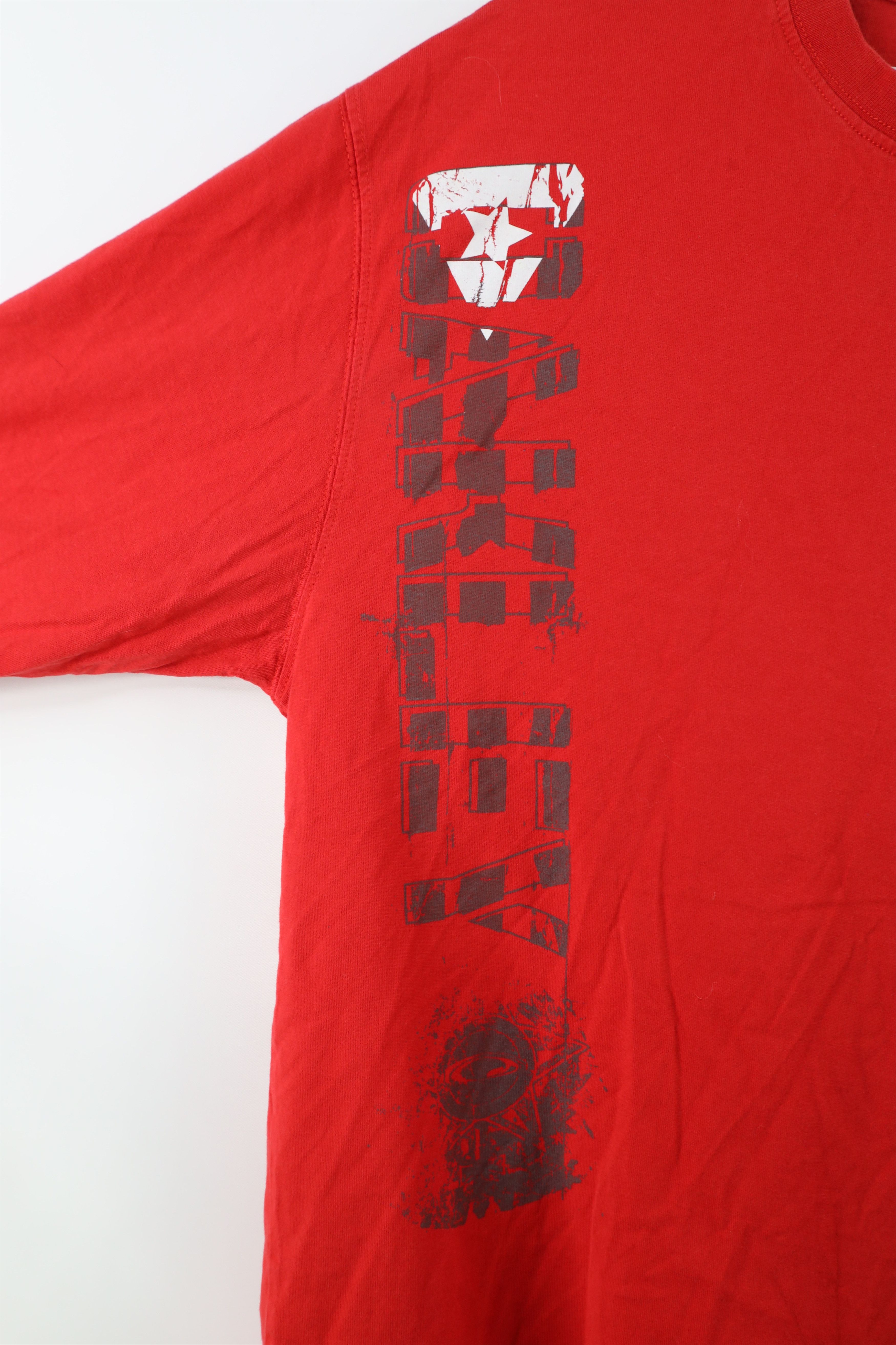 Oakley Vintage Oakley Big Logo Long Sleeve T-Shirt Red Cotton Size US M / EU 48-50 / 2 - 4 Thumbnail