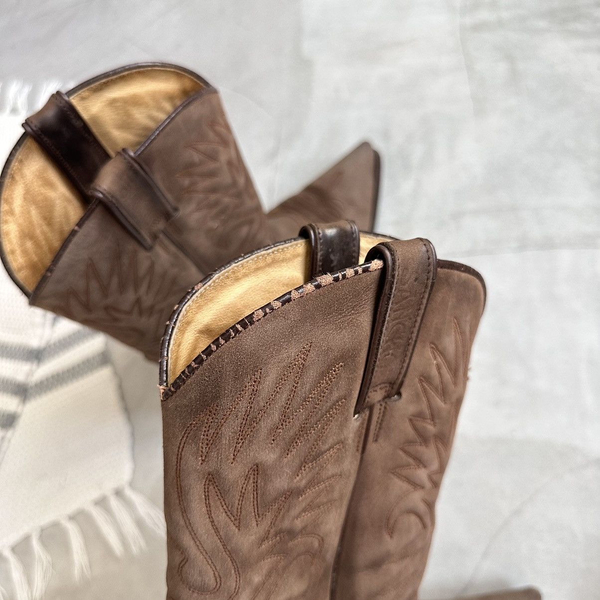 Cowboy Equipment Vintage Sancho Western Cowboy Boots Biker Celine Vibe Size US 9 / EU 42 - 20 Thumbnail