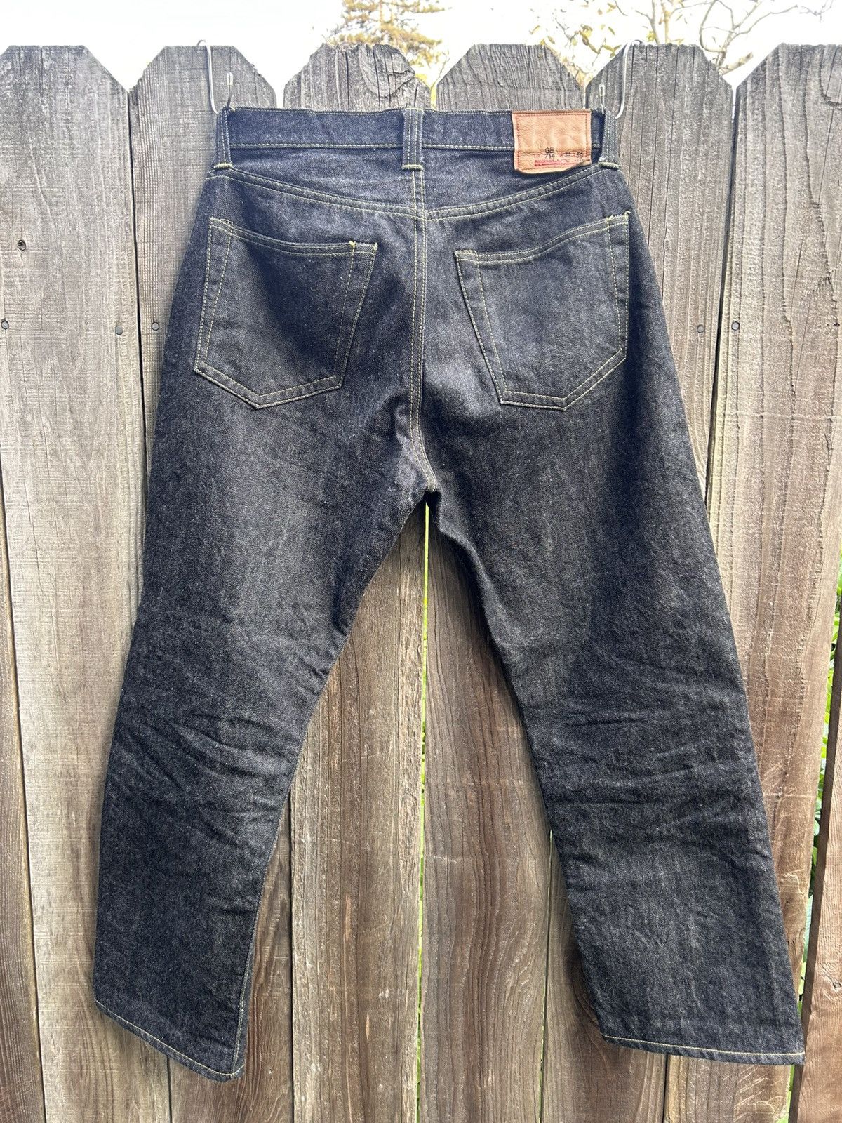 RESOLUTE Resolute GB714 WWll Straight Jeans Ghost Black 15th Ann (31) Size US 31 - 2 Thumbnail