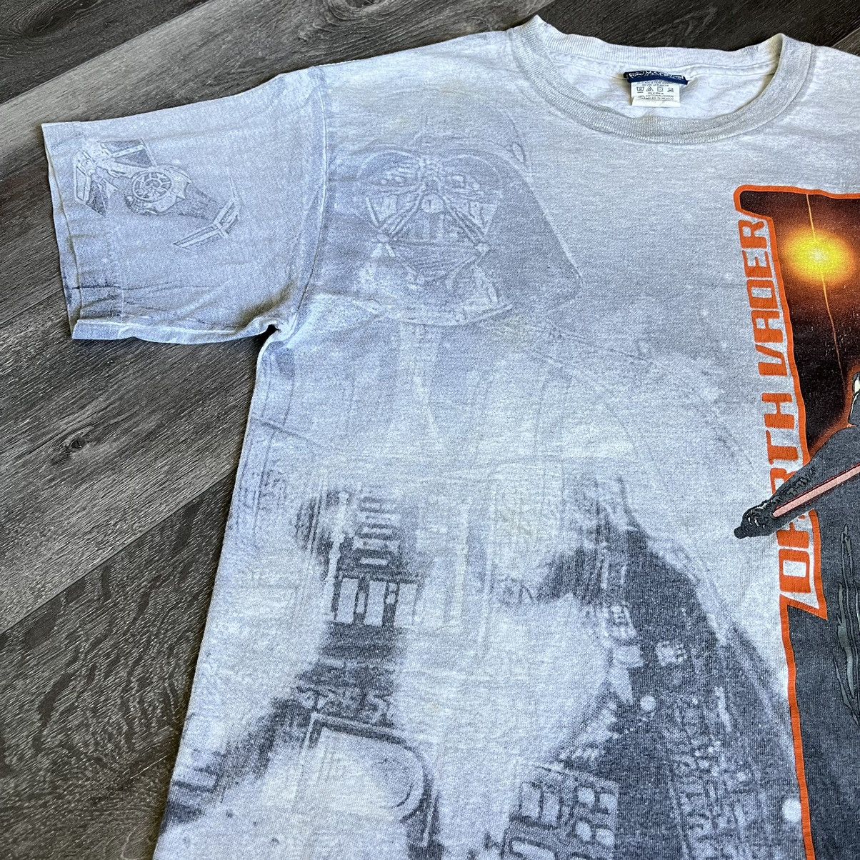 Star Wars Vintage 2000s Star Wars Darth Vader All Over Print Logo Tee Size US S / EU 44-46 / 1 - 3 Thumbnail