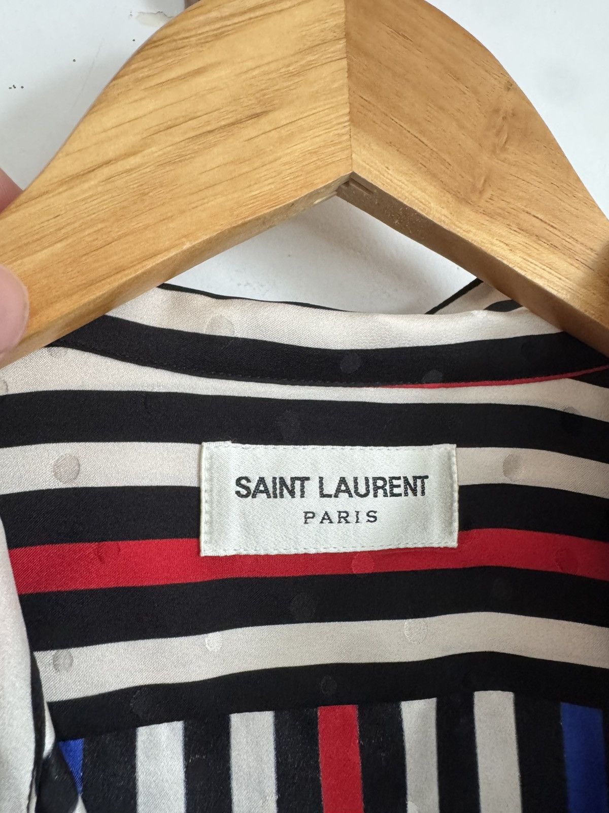 Saint Laurent Paris Silk Runway Sample shirt 39 Size US M / EU 48-50 / 2 - 2 Thumbnail