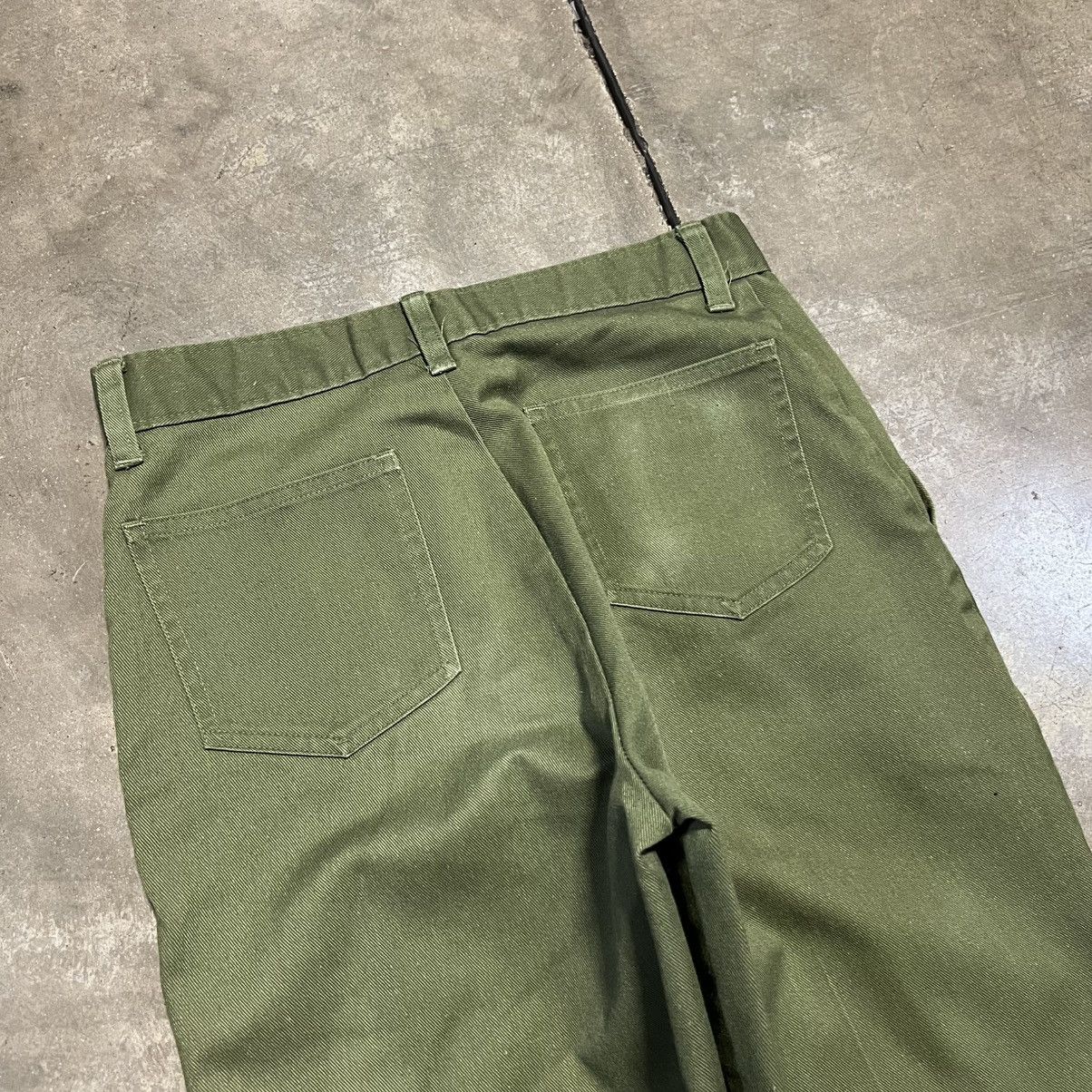 Vintage Vintage Boy Scouts Olive Green Pants Union Made in USA OG107 Size US 27 - 5 Thumbnail