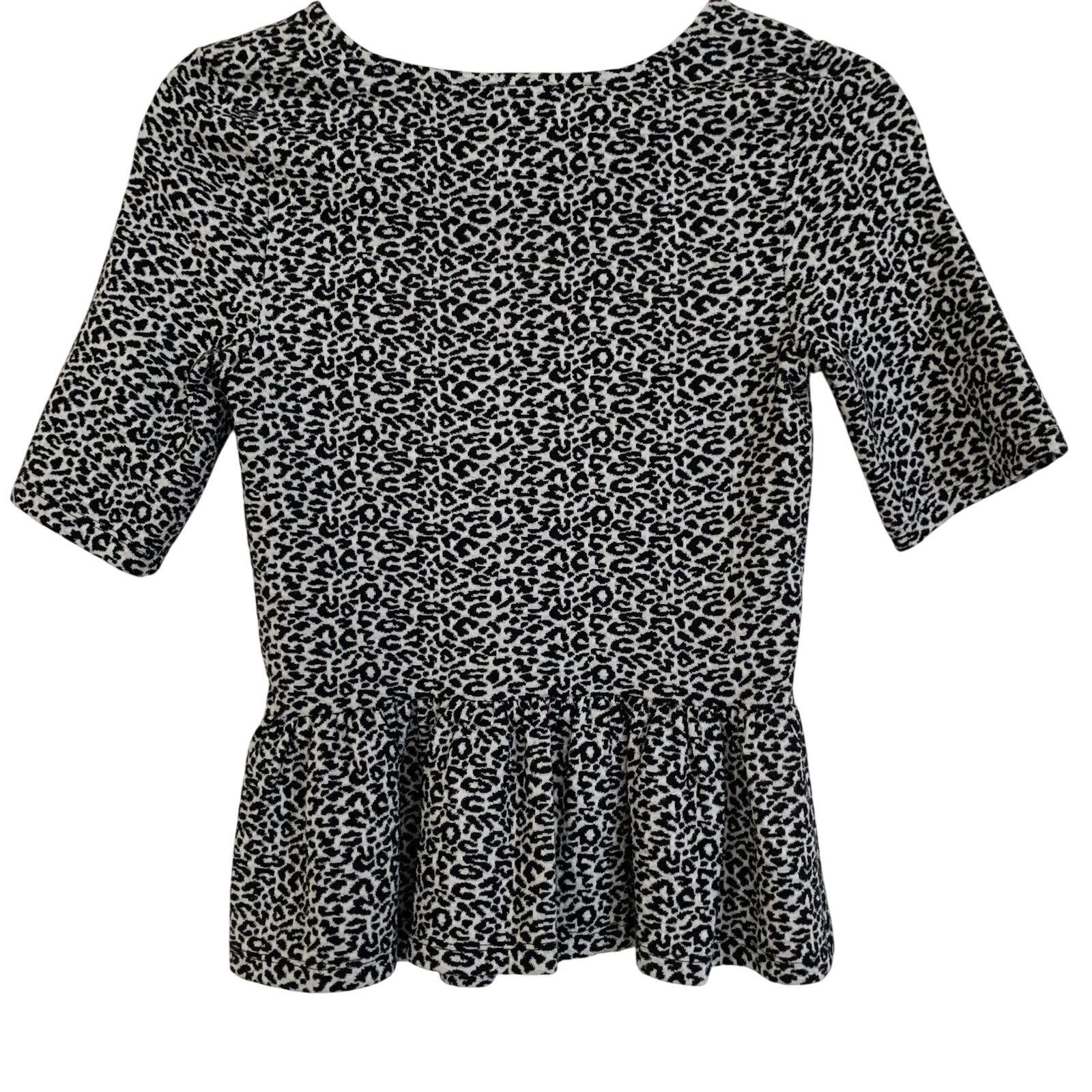 Anthropologie NWT Maeve x Anthropologie Peplum Scoop Neck Top Size XS / US 0-2 / IT 36-38 - 6 Thumbnail