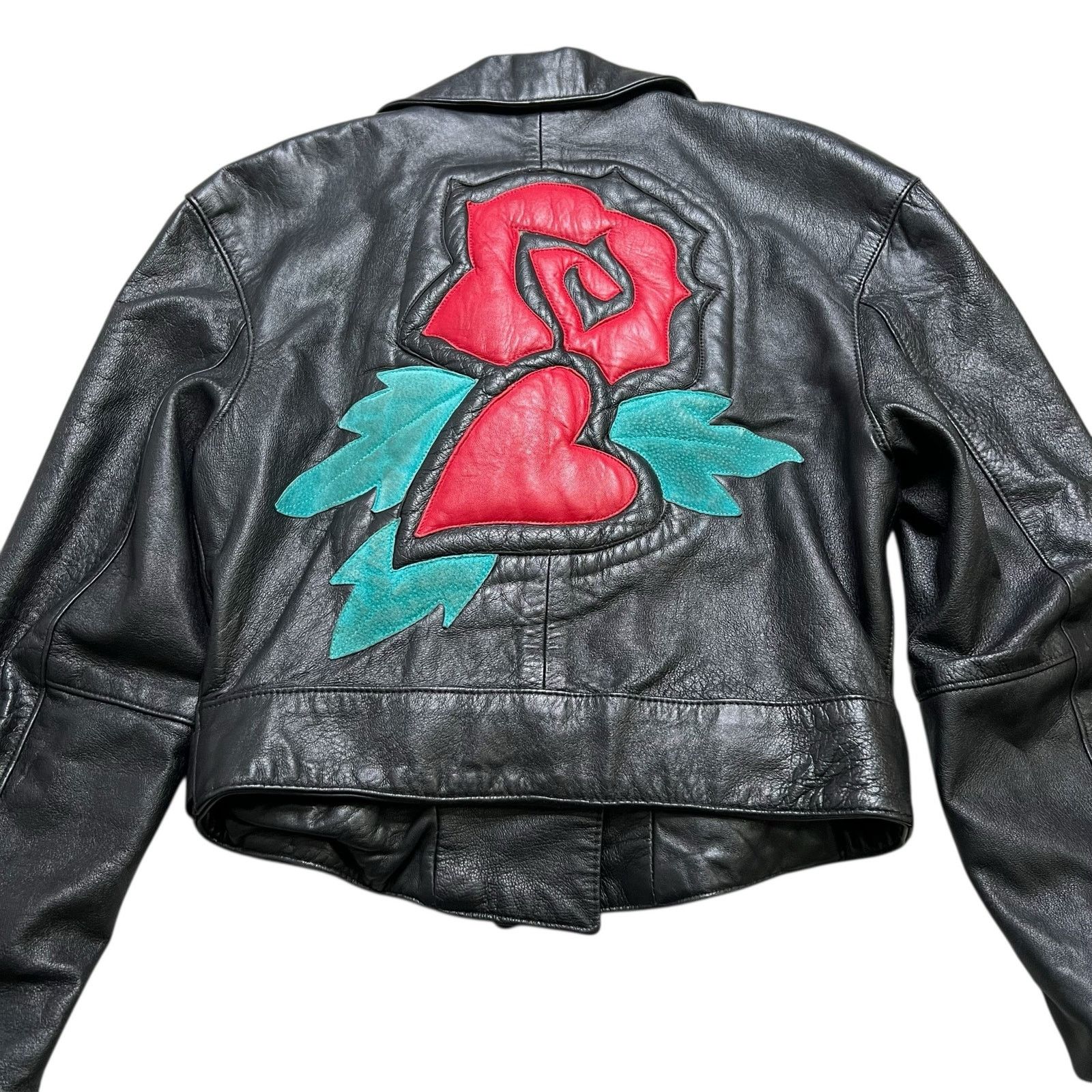 Vintage Vintage Outerwear by Phoenix Rose Heart Leather Jacket M Size M / US 6-8 / IT 42-44 - 12 Thumbnail