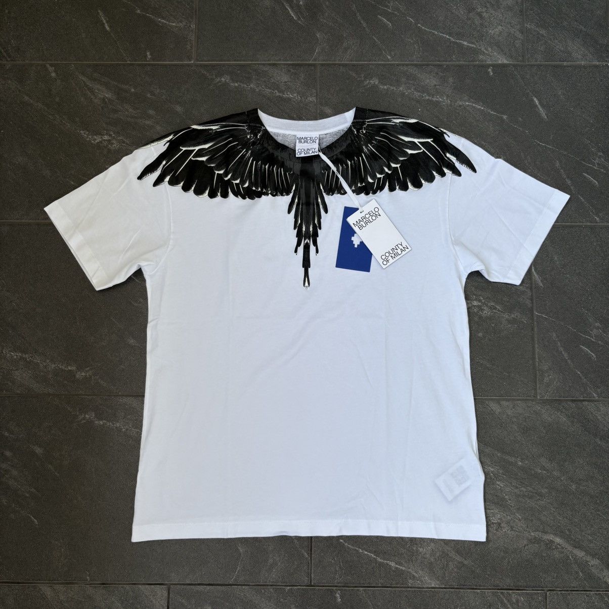 Marcelo Burlon Marcelo Burlon County of Milan Icon Wings basic t-shirt Size US L / EU 52-54 / 3 - 2 Thumbnail