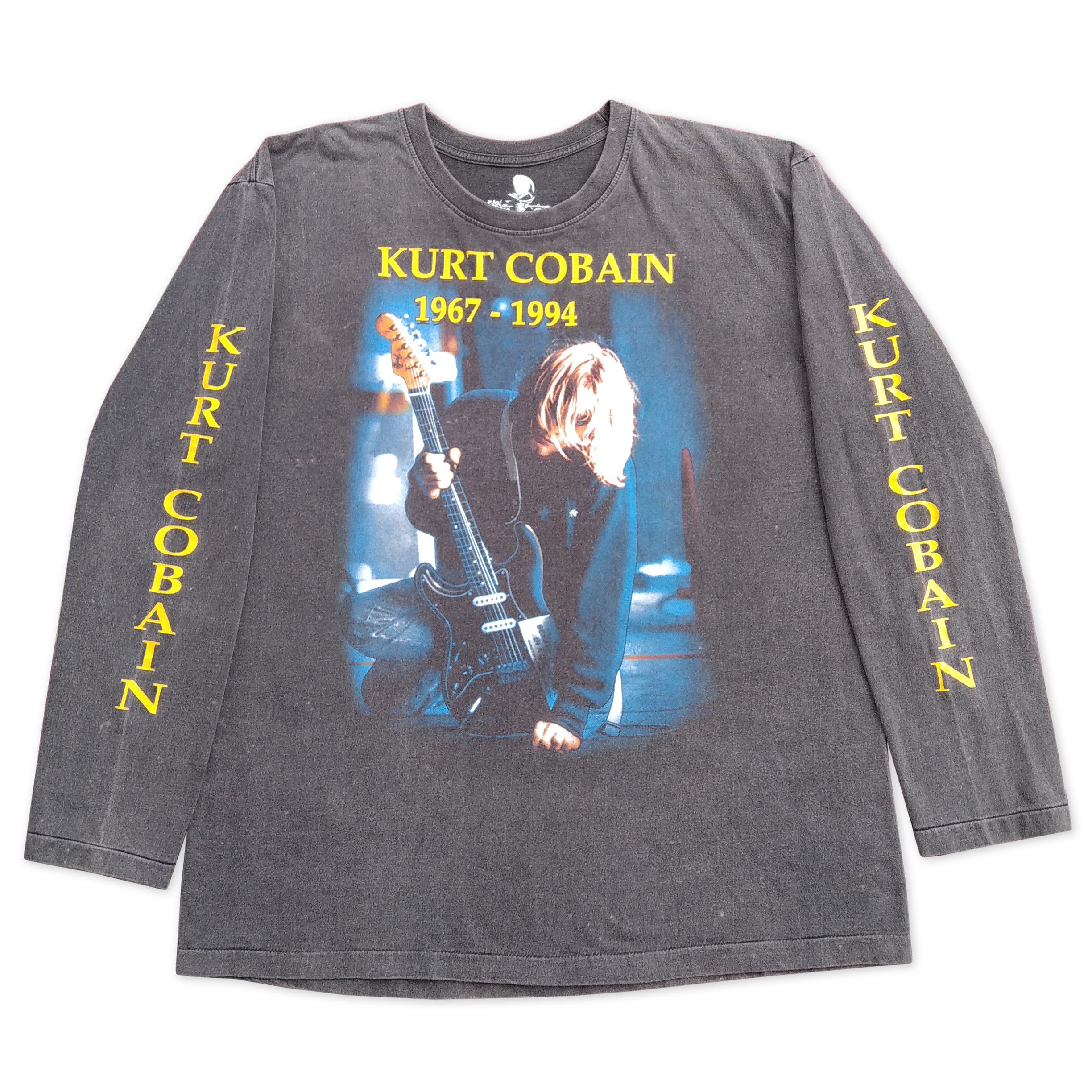 Band Tees Vintage 00's KURT COBAIN Memorial Longsleeve Size US XL / EU 56 / 4 - 1 Thumbnail