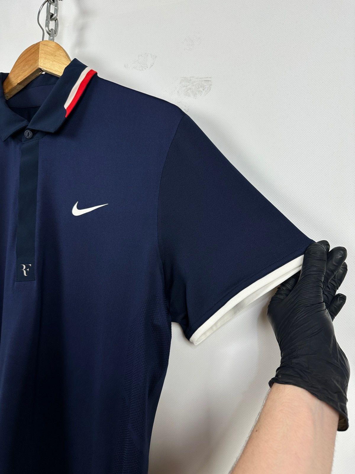 Nike Nike Roger Federer RF 2012 Open NYC Tennis Polo Shirt Size US M / EU 48-50 / 2 - 10 Thumbnail