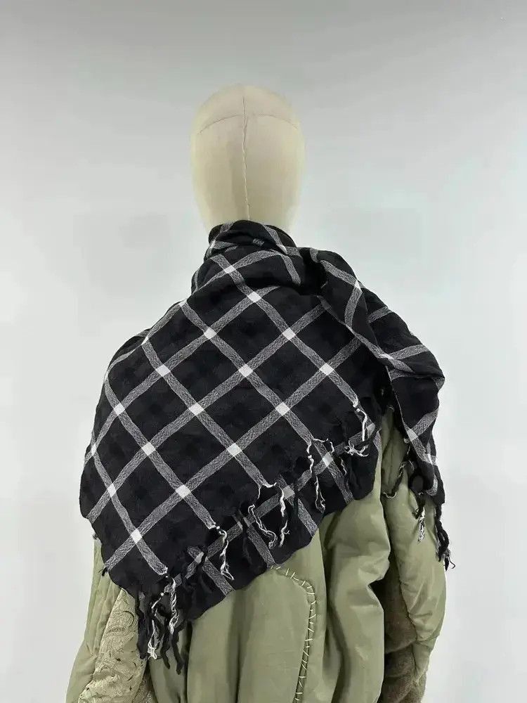 Yohji Yamamoto Yohji Yamamoto Y's Plaid Scarf-2505 Size ONE SIZE - 3 Thumbnail
