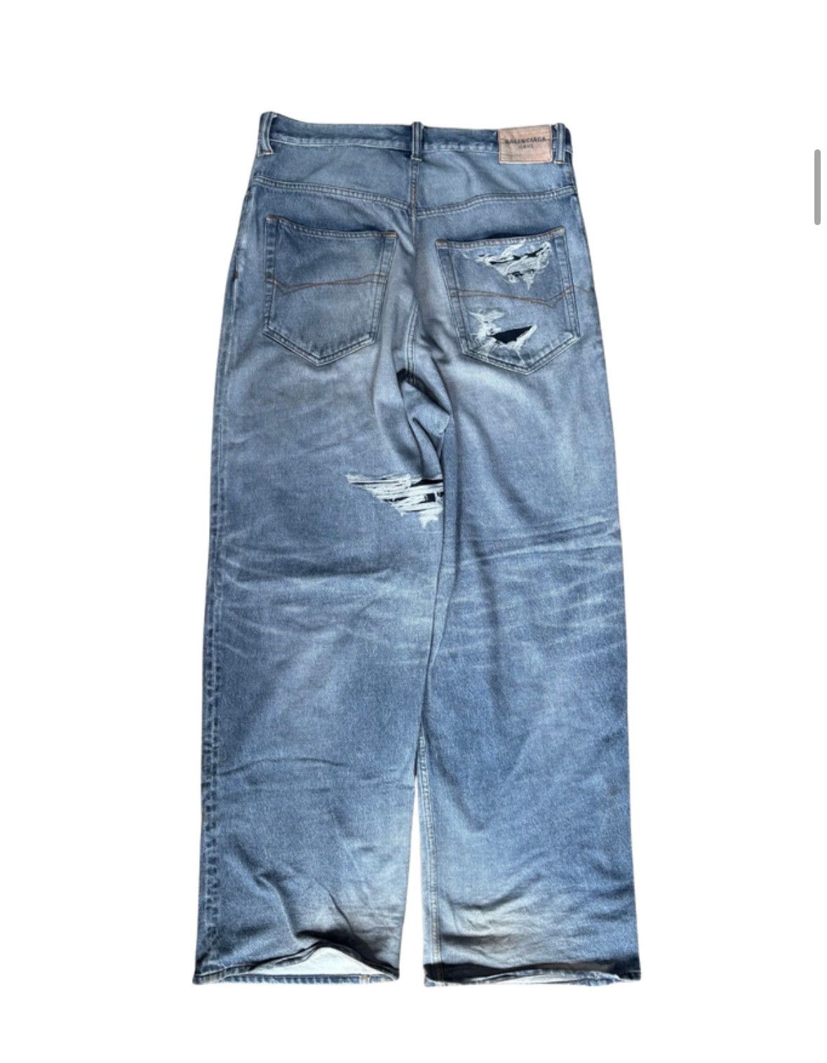 Balenciaga Balenciaga Tromp Loeil Jeans Size US 32 / EU 48 - 2 Thumbnail