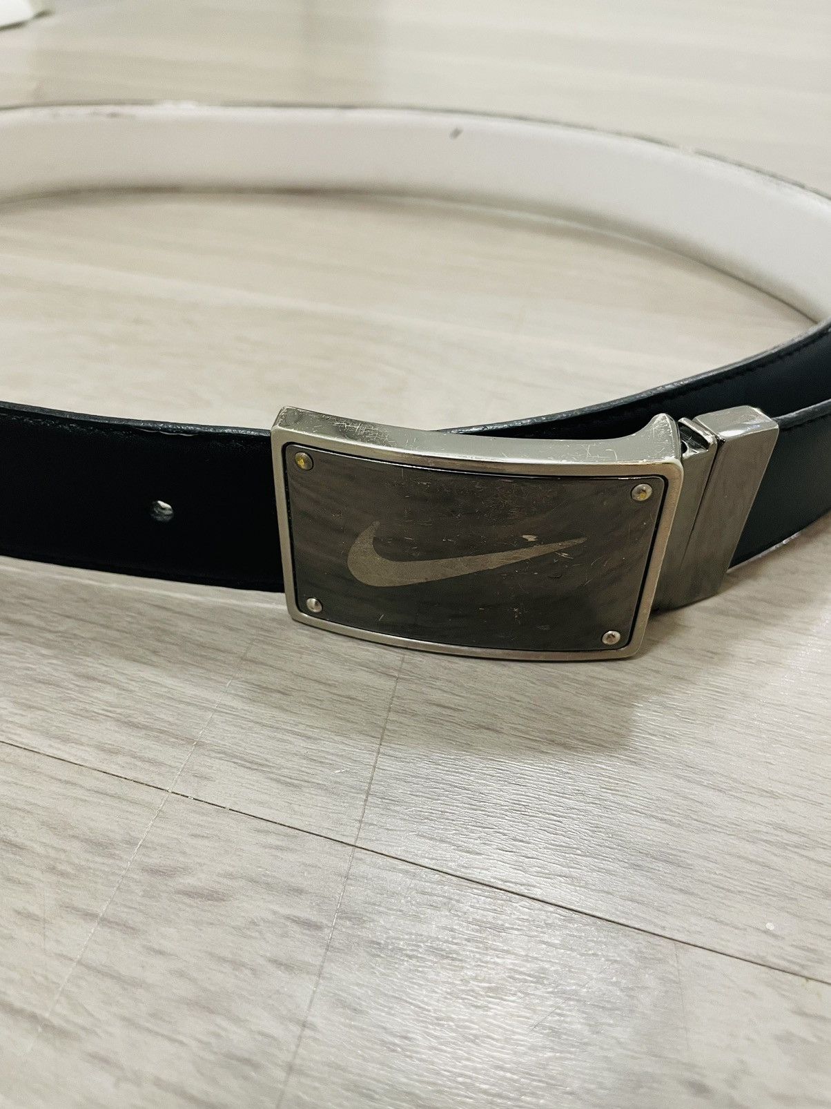 Nike Nike Golf Black Leather Belt Size 36 Size 36 - 7 Thumbnail
