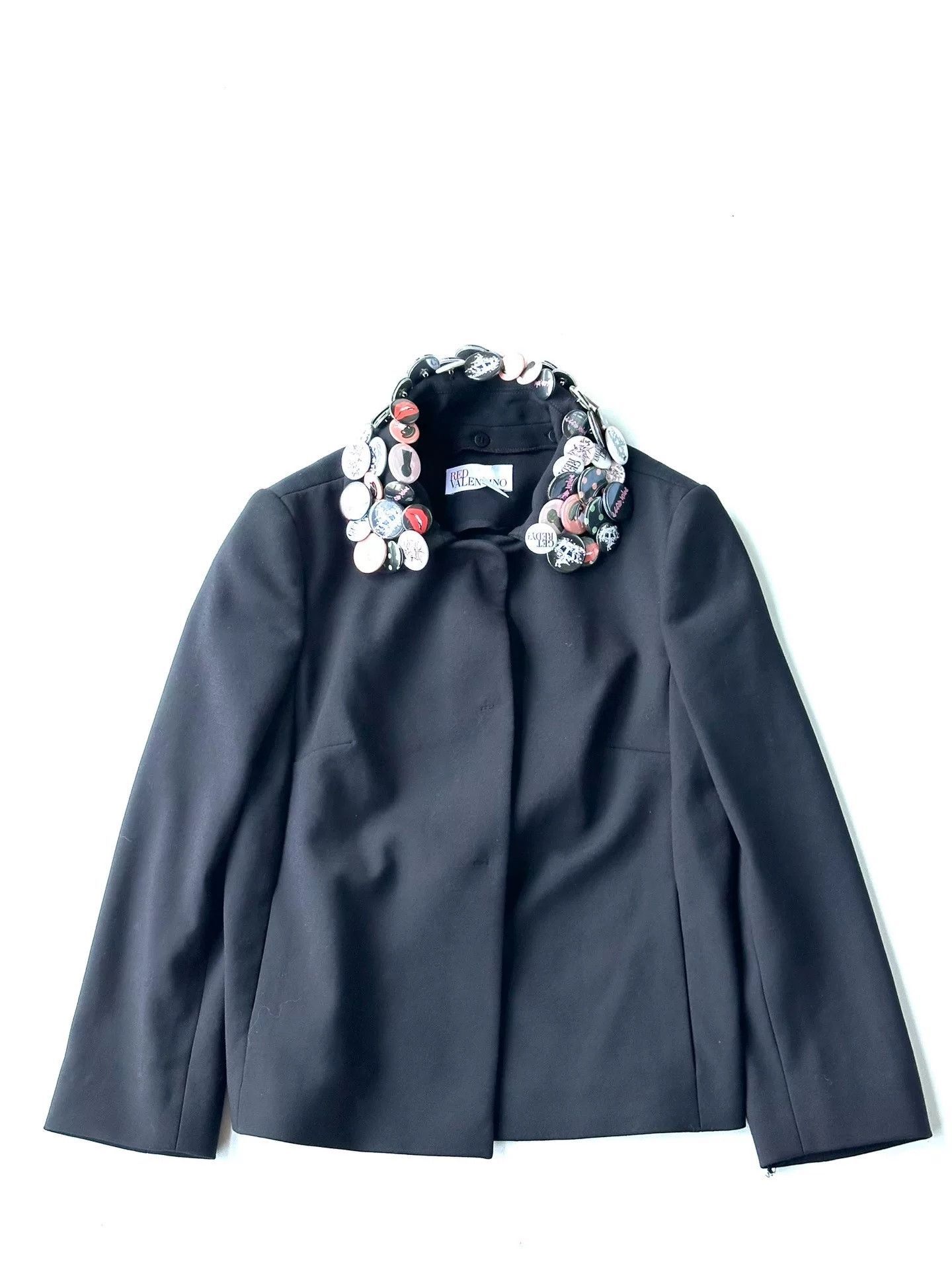 Valentino Valentino Medal Brooch Black Size 38 - 1 Thumbnail
