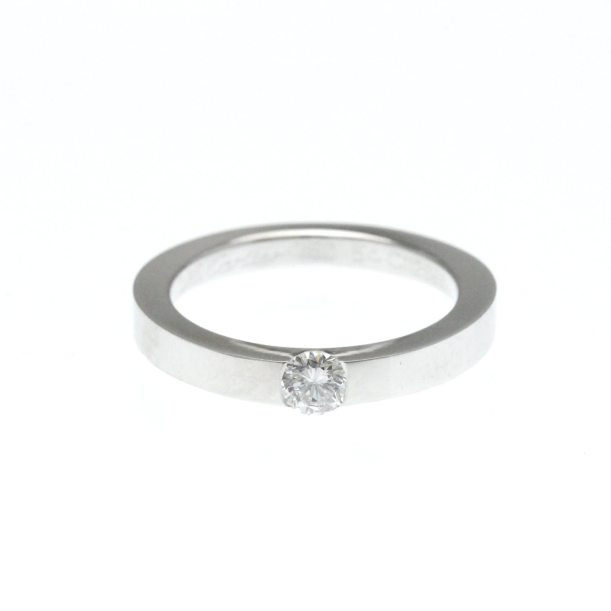 Cartier Cartier Date With Ring Platinum Fashion Diamond Band Ring Silver Size ONE SIZE - 1 Thumbnail