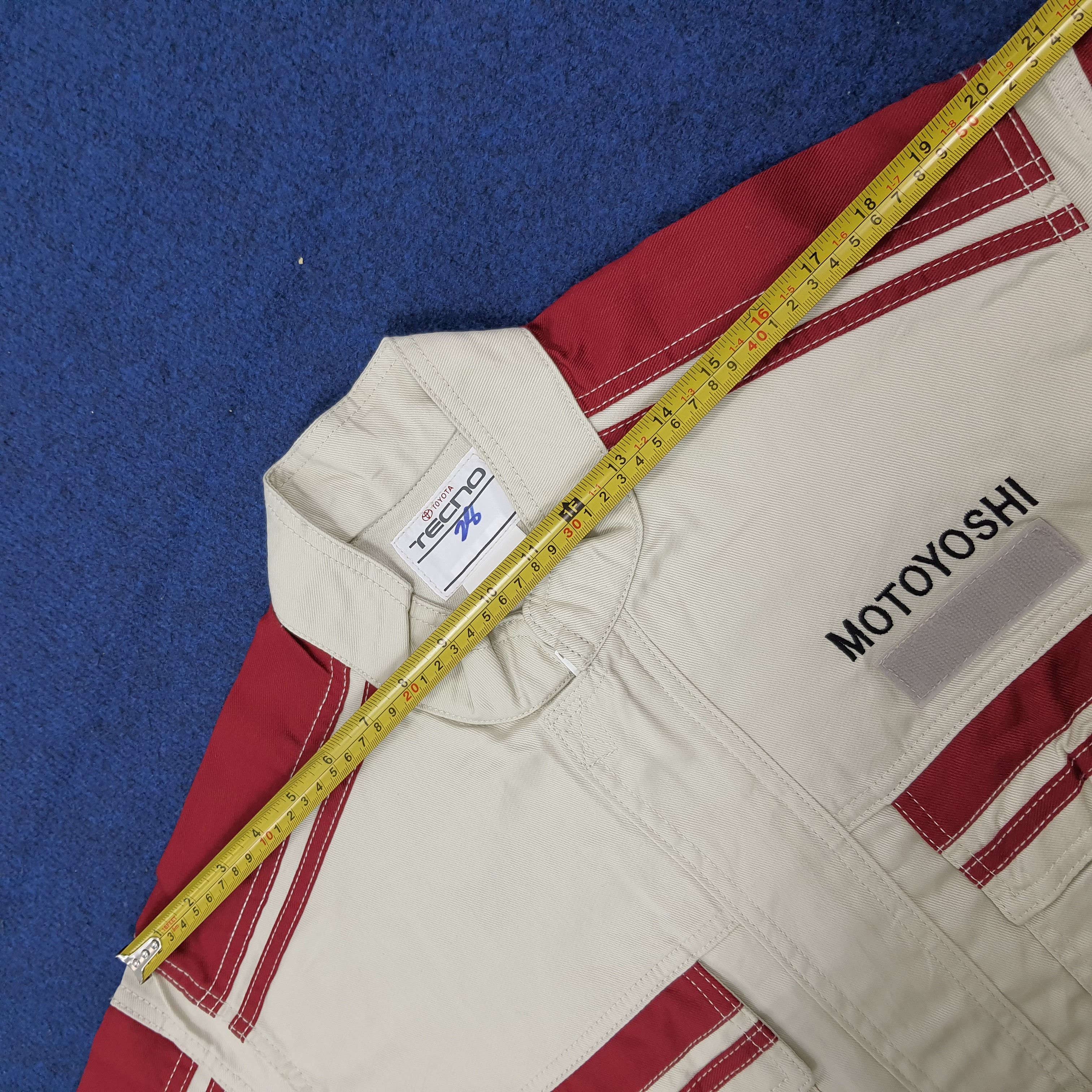 Japanese Brand Vintage Toyota TECNO Racing 90s Workwear Coverall C274N26 Size US L / EU 52-54 / 3 - 12 Thumbnail