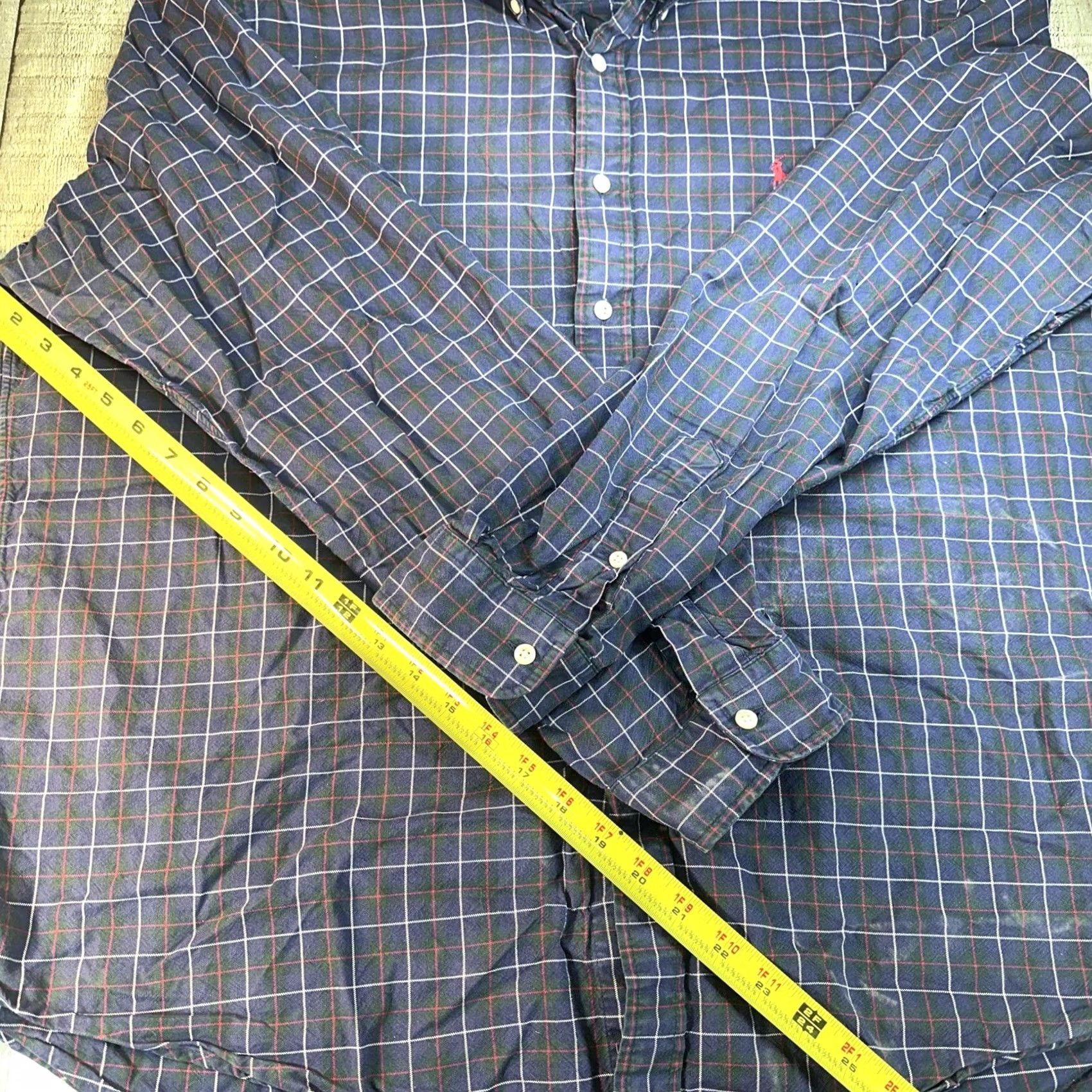 Ralph Lauren Ralph Lauren Button-Down Shirt XXL Multicolor Plaid Long Sleeve Classic Fit Size US XXL / EU 58 / 5 - 4 Thumbnail