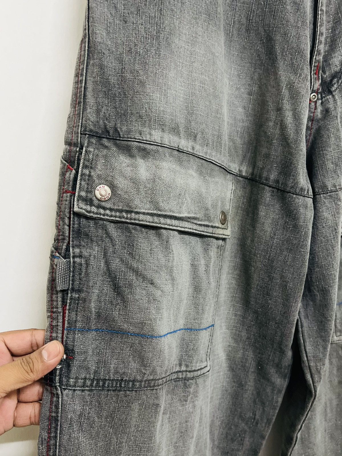 Hobo × JNCO × Vintage Vintage y2k Baggy Hobodnm Rap Sk8 Hiphop Pants Size US 34 / EU 50 - 6 Thumbnail