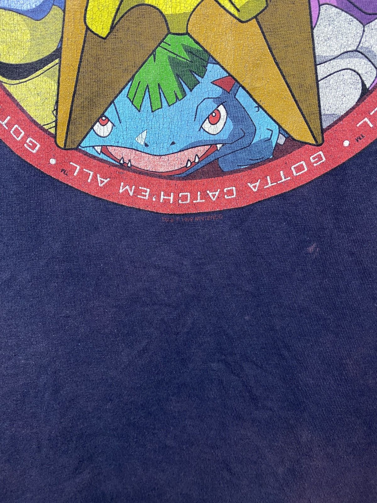 Pokemon 🐾Vintage 1999 T-Shirt Pokemon Gotta Catch Em All VTG Tee🐾 Size US S / EU 44-46 / 1 - 9 Thumbnail