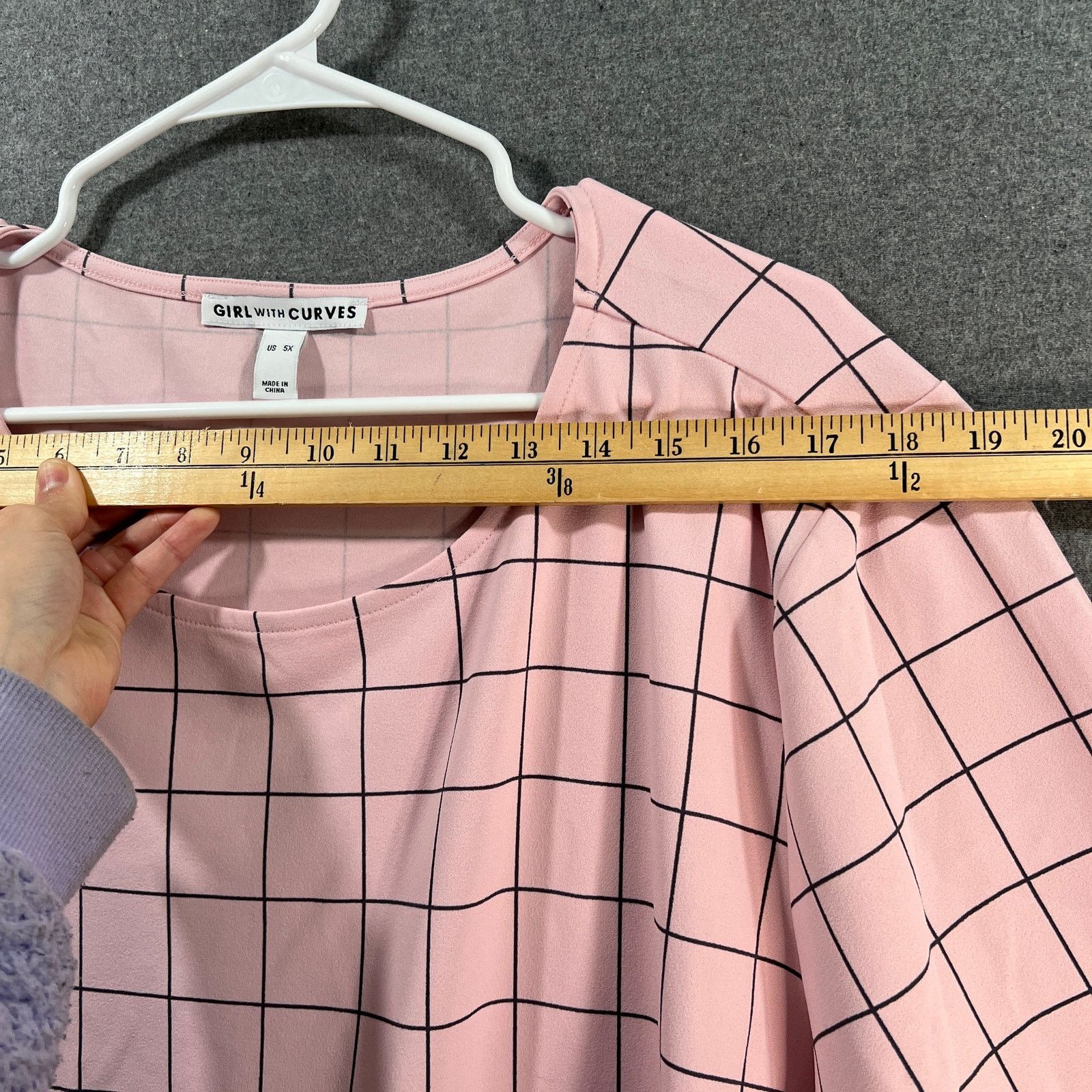 Other Girl With Curves Womens Top Shirt Ladies Pink Color Size 5X Size 4XL / US 24-26 - 6 Thumbnail