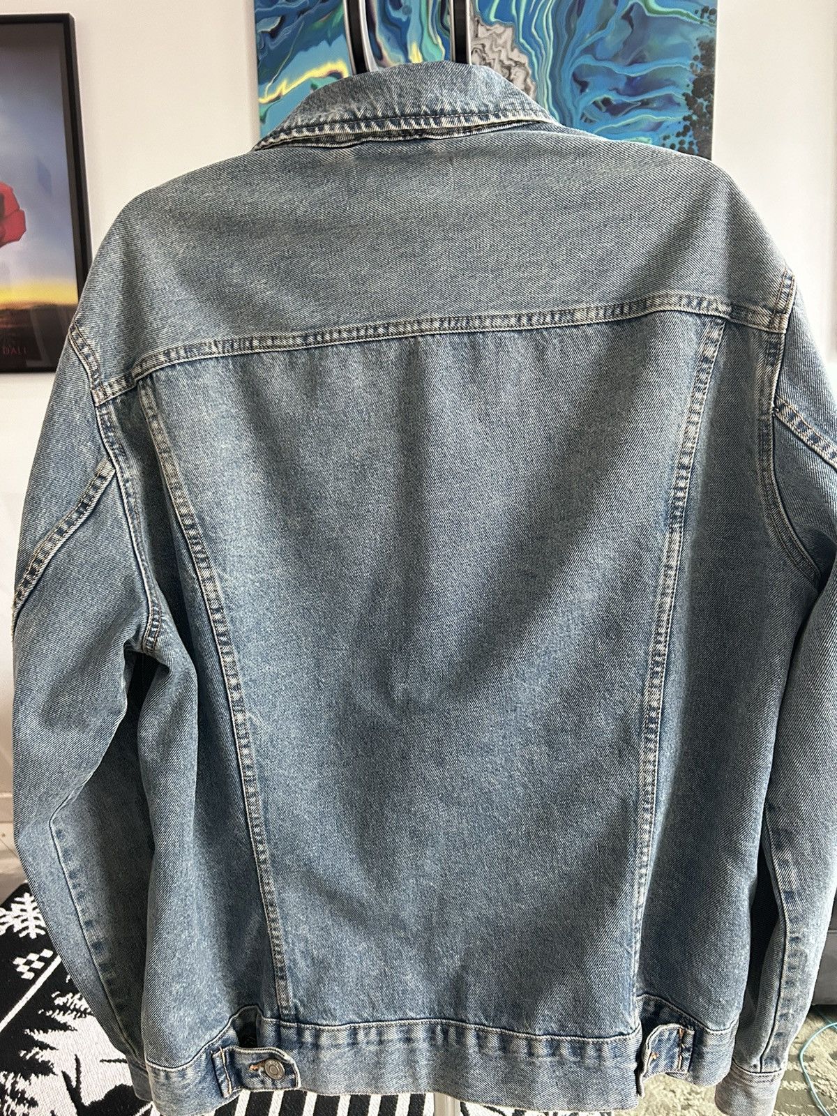 H&M Denim Jean Jacket - Classic Fit Size US L / EU 52-54 / 3 - 2 Thumbnail