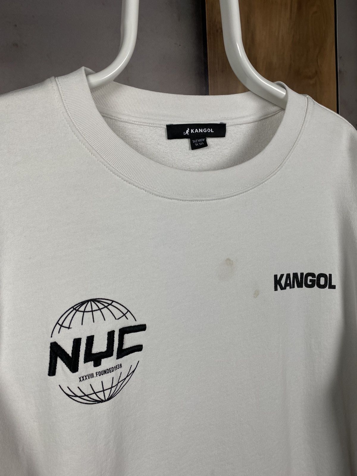 Kangol 🦘Sweatshirt Kangol 3D Big Logo Y2K Tee🦘 Size US XL / EU 56 / 4 - 3 Thumbnail