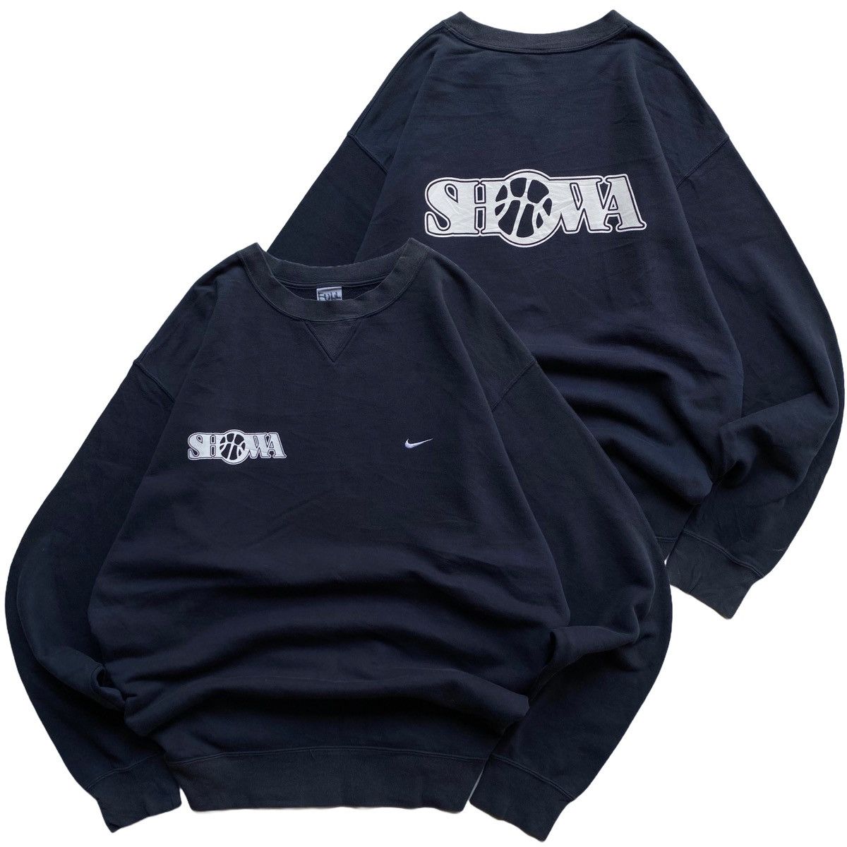 Nike NIKE Showa Vintage Y2k Sweatshirt Size US XXL / EU 58 / 5 - 1 Thumbnail