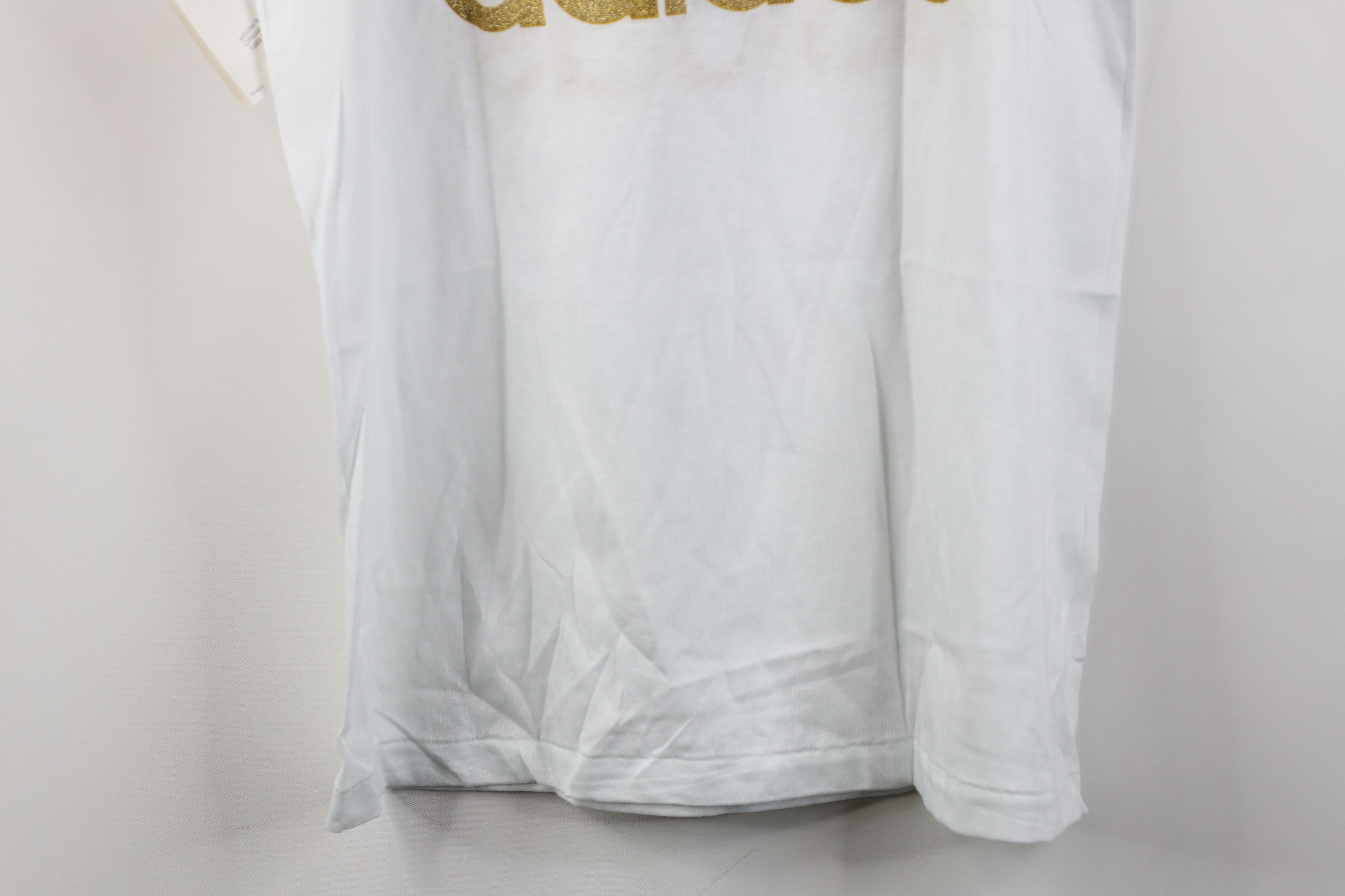 Adidas Deadstock Vintage 80s Adidas Gold Trefoil T-Shirt USA Size US M / EU 48-50 / 2 - 13 Thumbnail