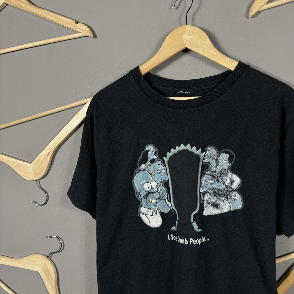 Fox Racing × The Simpsons × Vintage Simpsons 2001 I See Dumb People T-shirt Size US L / EU 52-54 / 3 - 2 Thumbnail