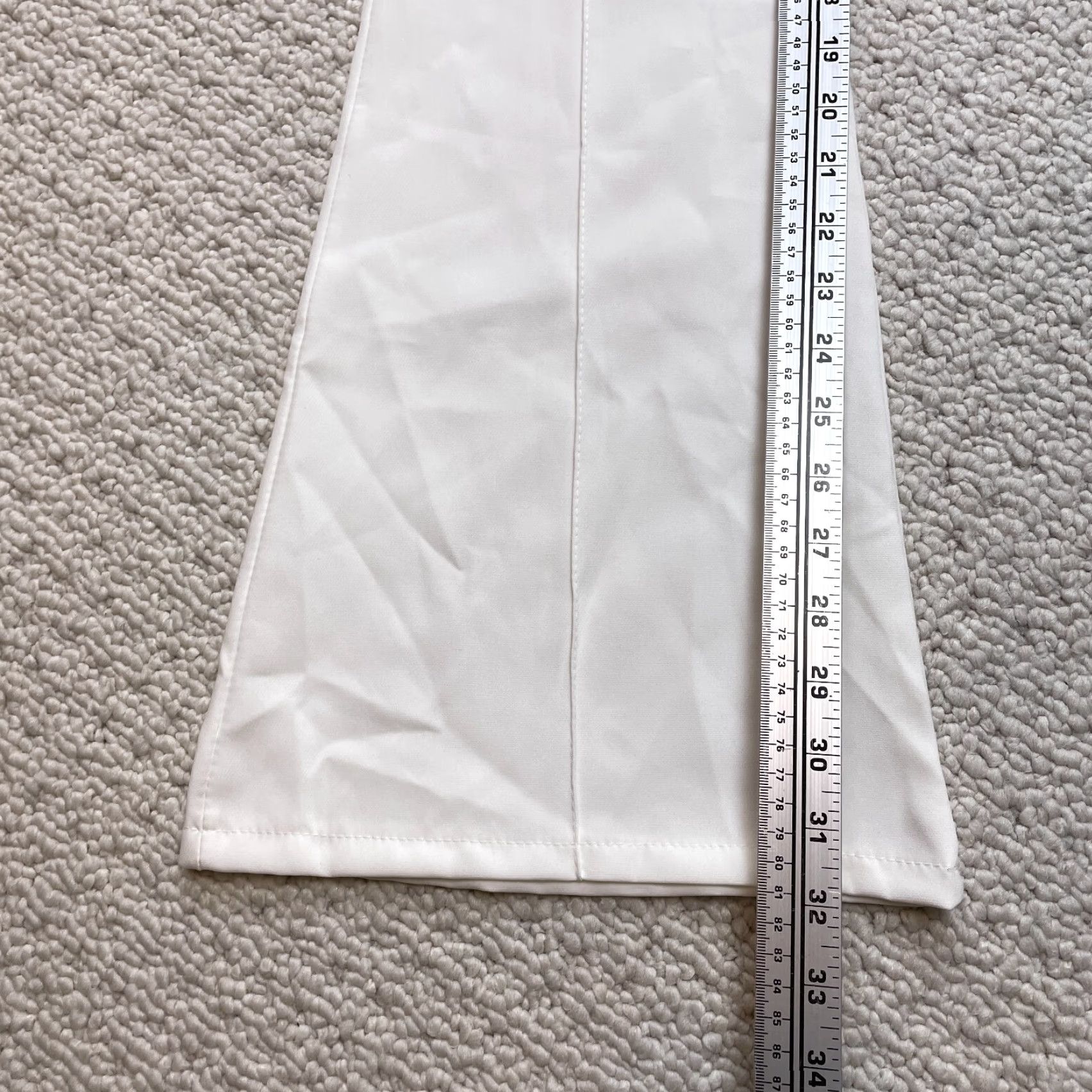 Boohoo VINTAGE Boohoo Pants Chino Flat Front Regular Womens 10 White Ivory New NWT Size 28" / US 6 / IT 42 - 4 Thumbnail