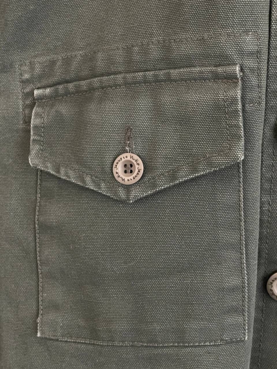 Nudie Jeans Nudie Jeans Sten Army Canvas Overshirt Military Style Jacket Size US M / EU 48-50 / 2 - 6 Thumbnail