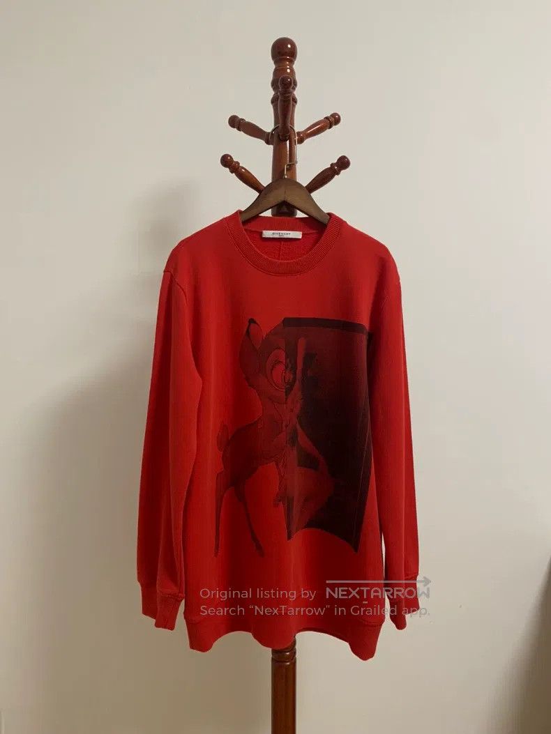 Givenchy Givenchy Red Fawn Hoodie Size US M / EU 48-50 / 2 - 1 Thumbnail