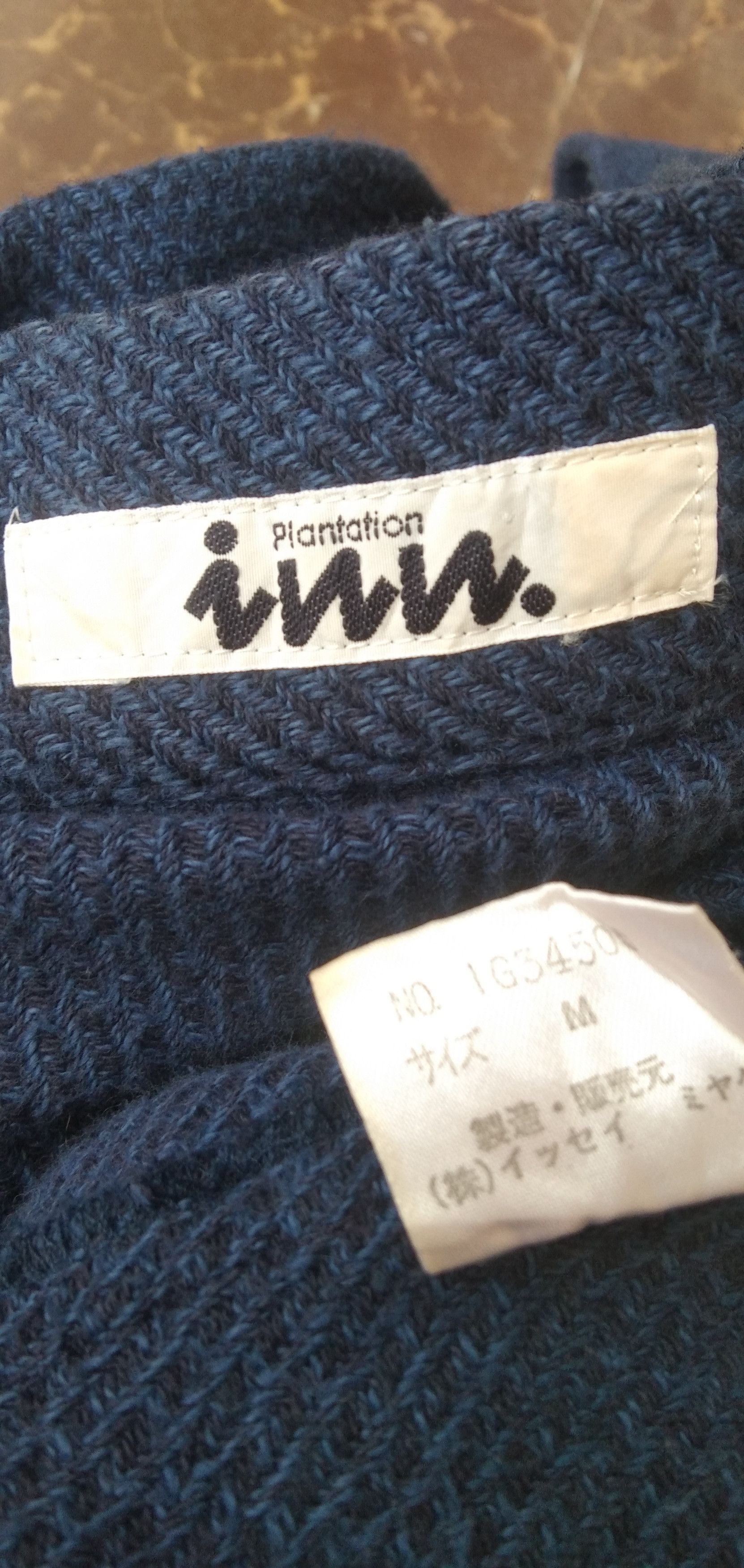 Designer × Issey Miyake Plantation long cardi blu sweater Size M / US 6-8 / IT 42-44 - 6 Thumbnail