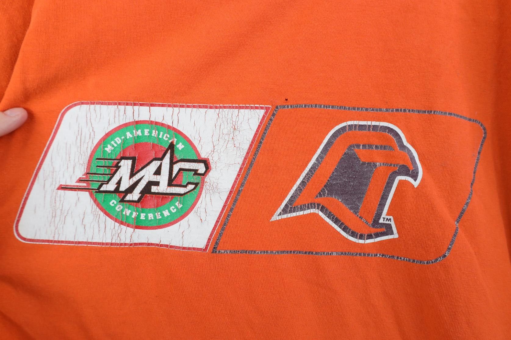 Vintage Vintage MAC Bowling Green State University T-Shirt Orange Size US XXL / EU 58 / 5 - 4 Thumbnail