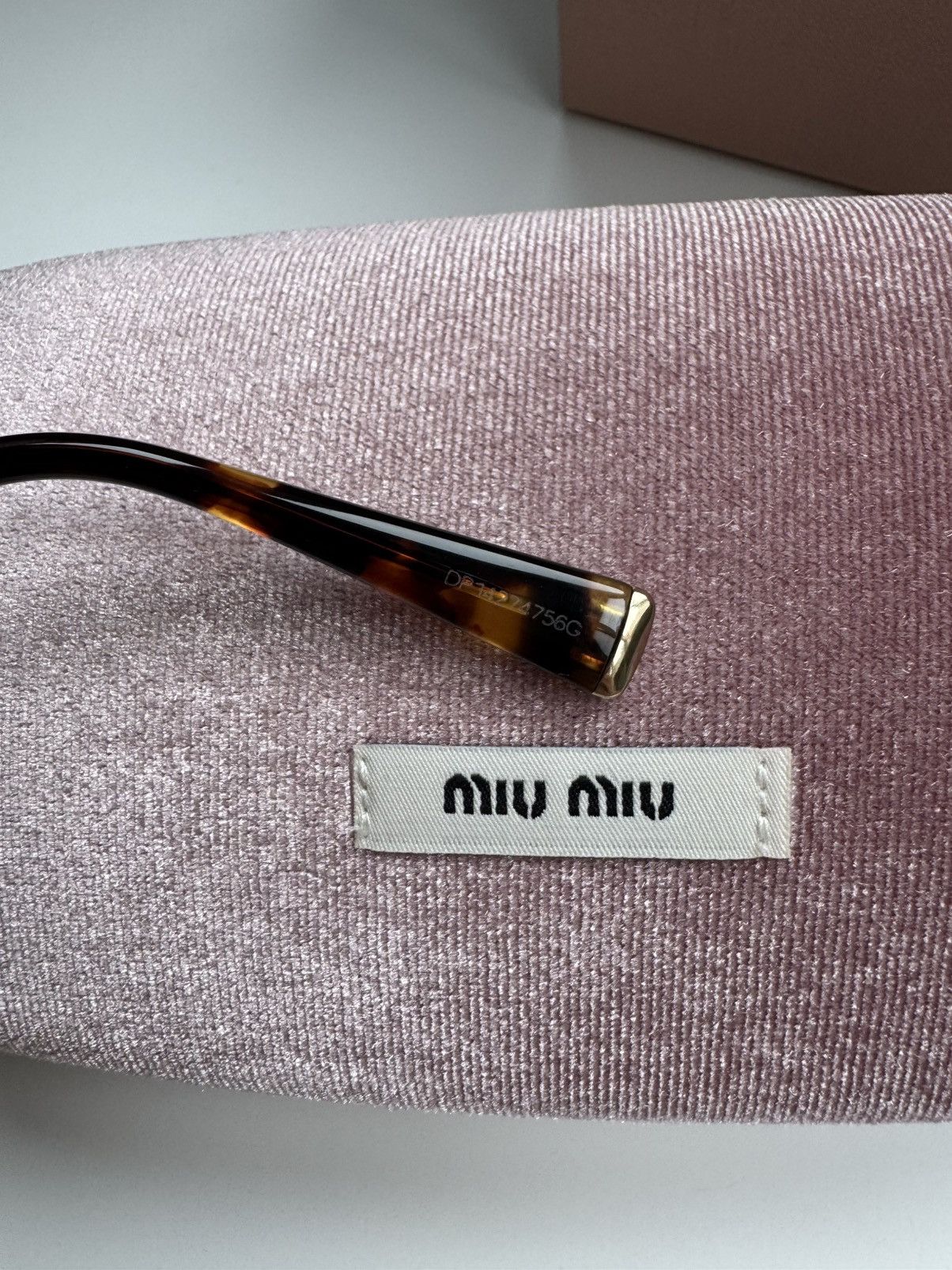 Miu Miu × Vintage NEW Miu Miu sunglasses SMU 56ZS ZVN-5S0 Size ONE SIZE - 5 Thumbnail