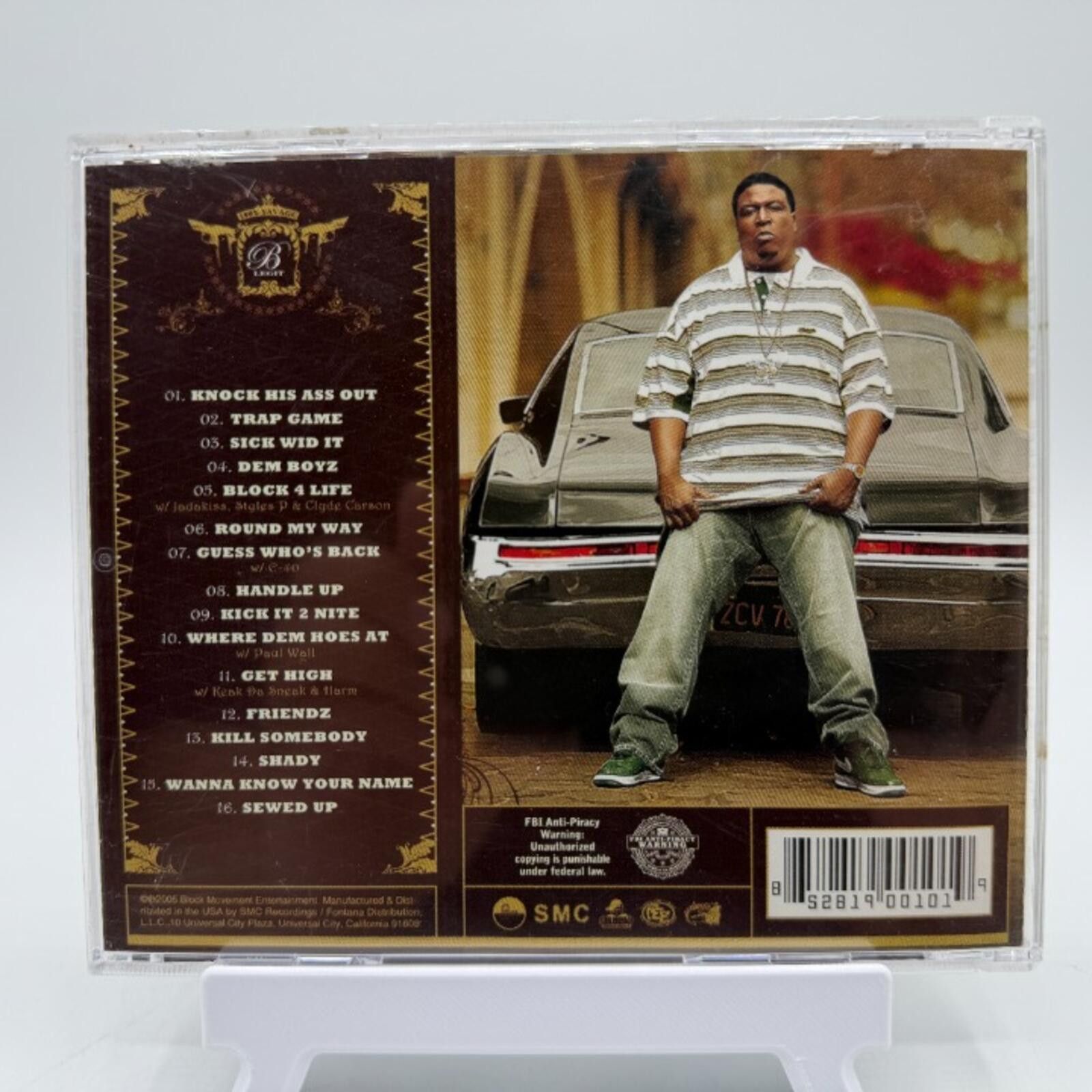 Other B-Legit - Block Movement (2005) - Audio CD - Hip Hop Size ONE SIZE - 2 Thumbnail