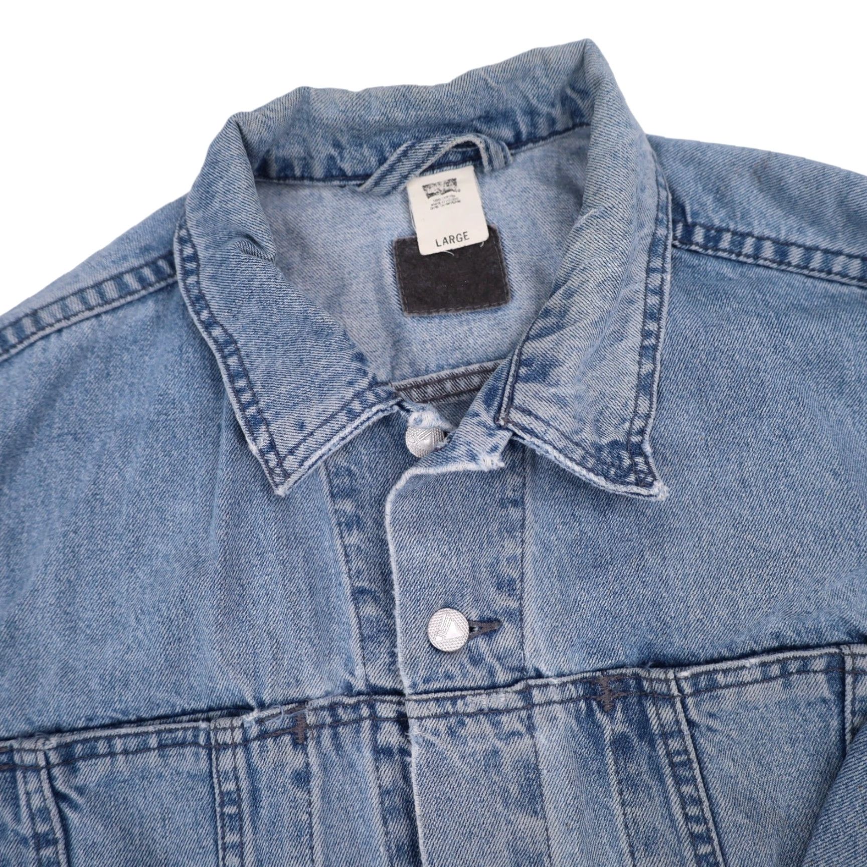 Levi's VINTAGE Levi's Silvertab Denim Jean Jacket Blue Mens Large L Regular, Jacket, Denim, 8/10, USA Made Size US 33 - 6 Thumbnail