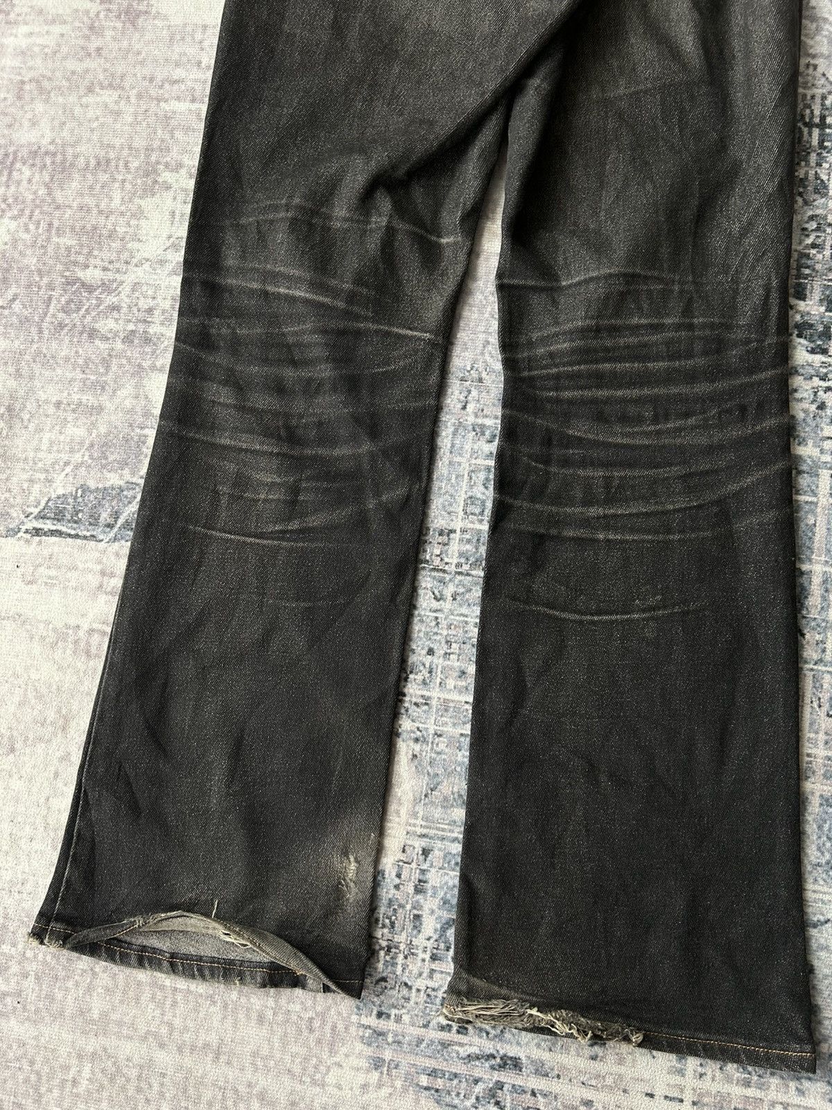 If Six Was Nine Flared Tornado Mart Styles Black Denim Size US 28 / EU 44 - 14 Thumbnail