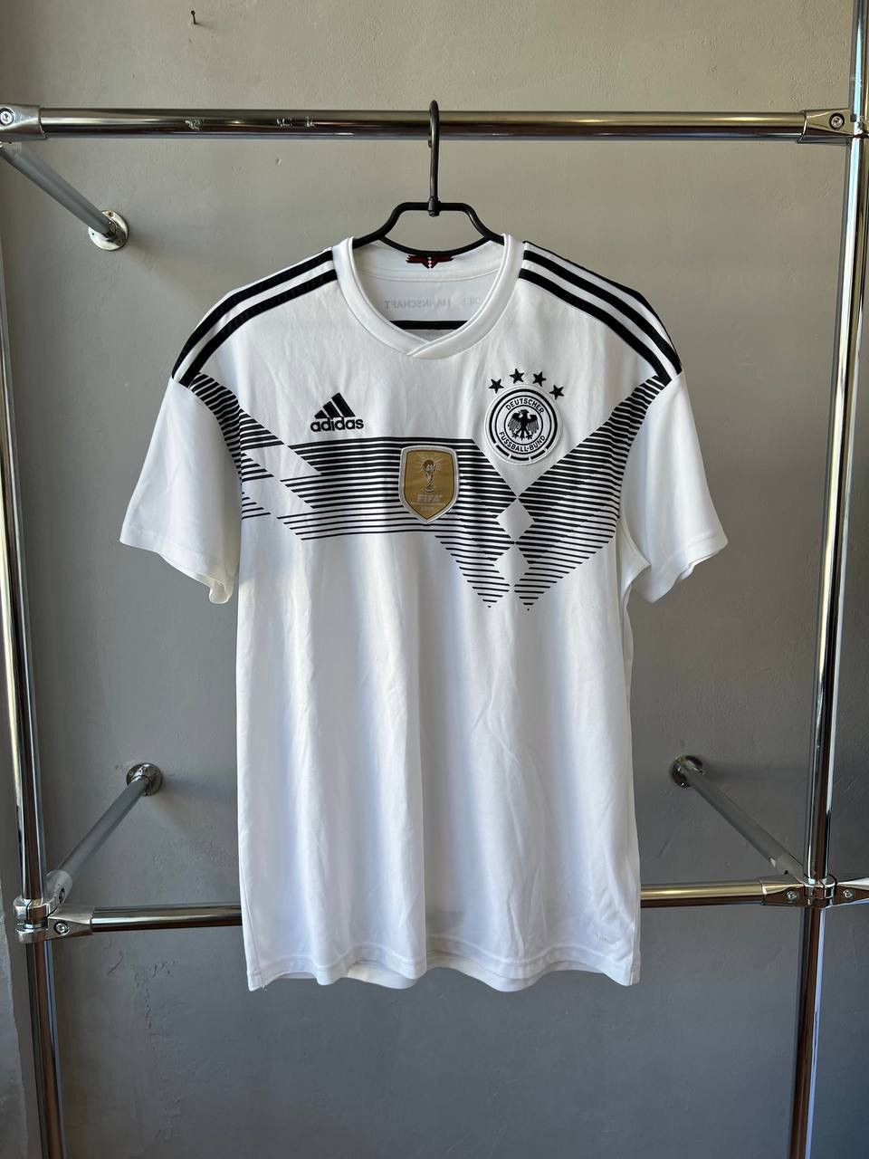 Adidas 2018/19 GERMANY TEAM #11 HOME SOCCER JERSEY FOOTBALL SHIRT L Size US L / EU 52-54 / 3 - 2 Thumbnail