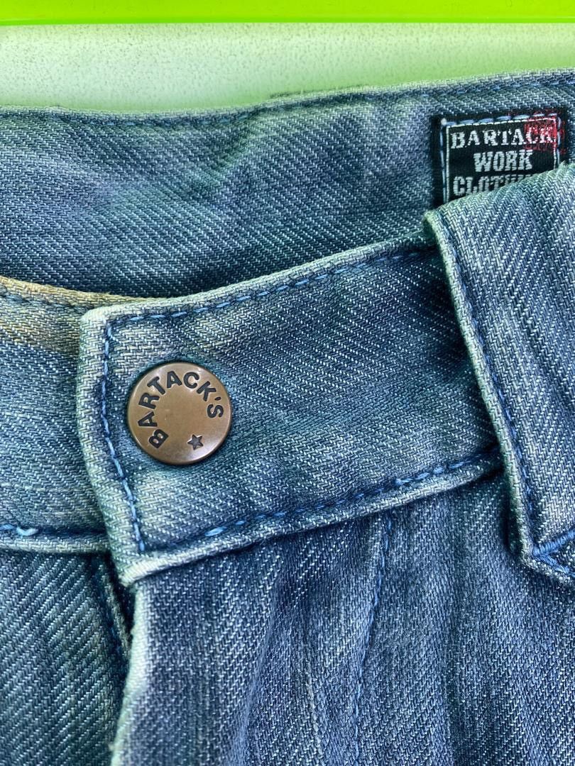 Japanese Brand Vtg 90s BARTACK japan denim stone wash work pant Size US 30 / EU 46 - 5 Thumbnail