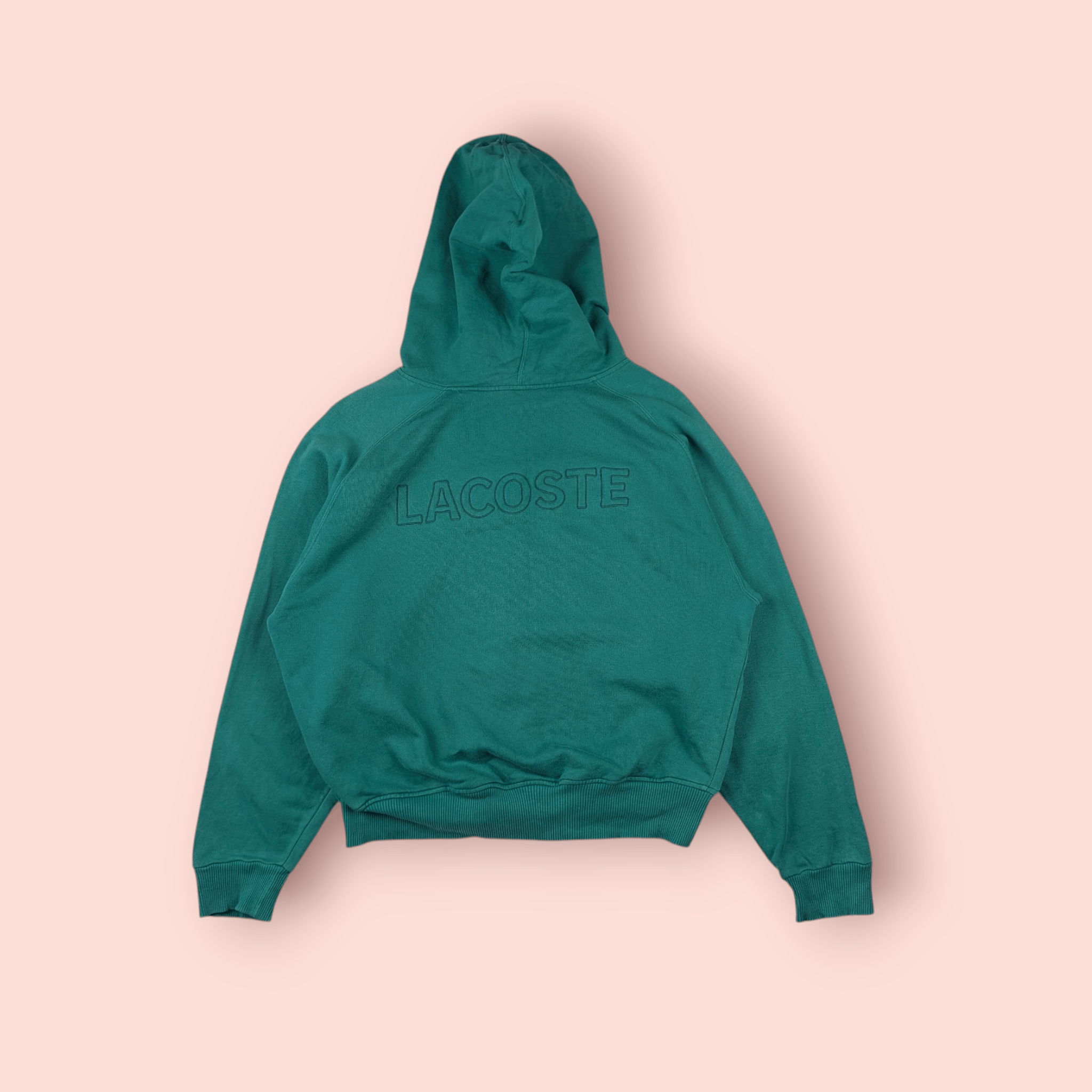 Lacoste LACOSTE Big Spell Out Logo Hoodie Size XL / US 12-14 / IT 48-50 - 2 Thumbnail