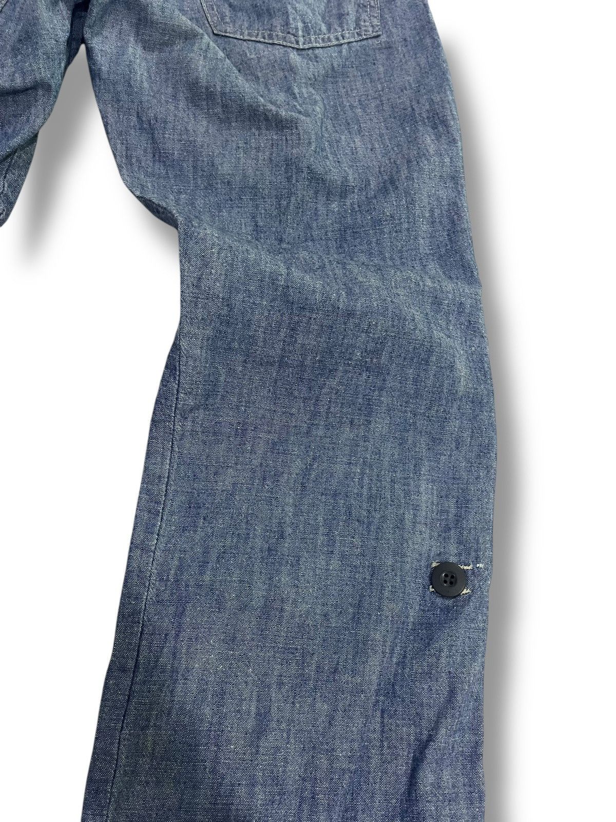 If Six Was Nine × Japanese Brand × Le Grande Bleu (L.G.B.) 🇯🇵 VINTAGE EDWIN WASHED BLUE DUNGAREE Size US 32 / EU 48 - 11 Thumbnail