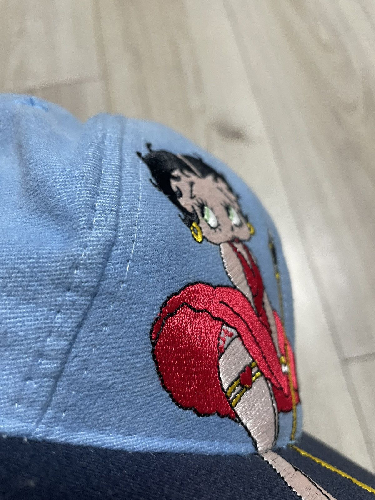 Vintage Vintage 90s Betty Boop On Tour Rare Cap Y2K Biker Hat Movie Size ONE SIZE - 7 Thumbnail