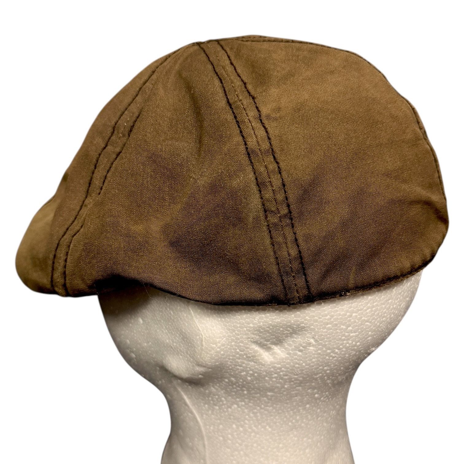Crown Cap Vintage Crown Co. Brown Cabbie Newsboy Hat Men's Women's S/M Size ONE SIZE - 5 Thumbnail