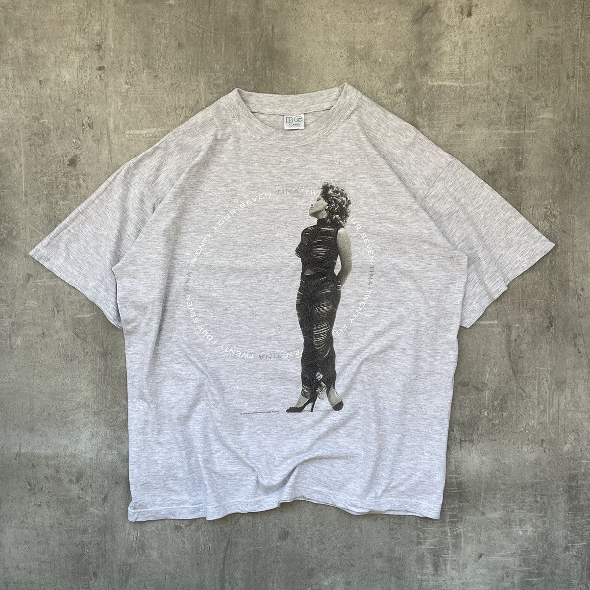Band Tees × Vintage Vintage Tina Turner 1999 Twenty Four Seven Tour T-shirt Size US XL / EU 56 / 4 - 1 Thumbnail