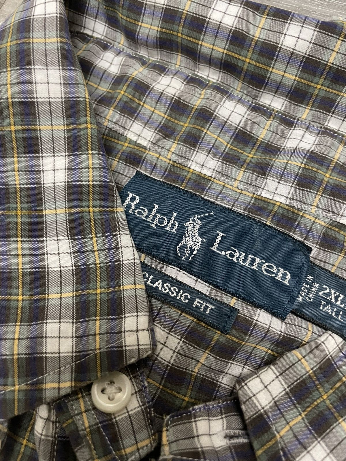 Ralph Lauren Ralph Lauren 2XL Tall Short-Sleeve Plaid Button-Down Shirt Size US XXL / EU 58 / 5 - 3 Thumbnail