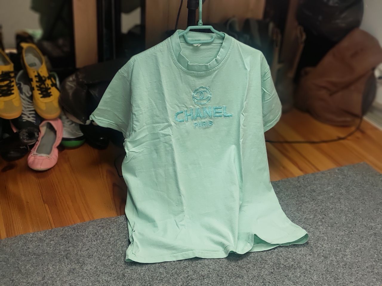 Vintage Chanel Vintage 80s Bootleg Logo mint T Shirt Single Stitch Size US M / EU 48-50 / 2 - 15 Thumbnail